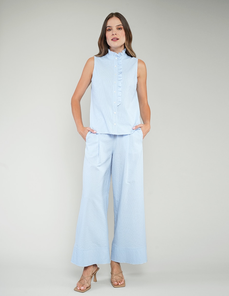 Blusa sin manga para mujer 4