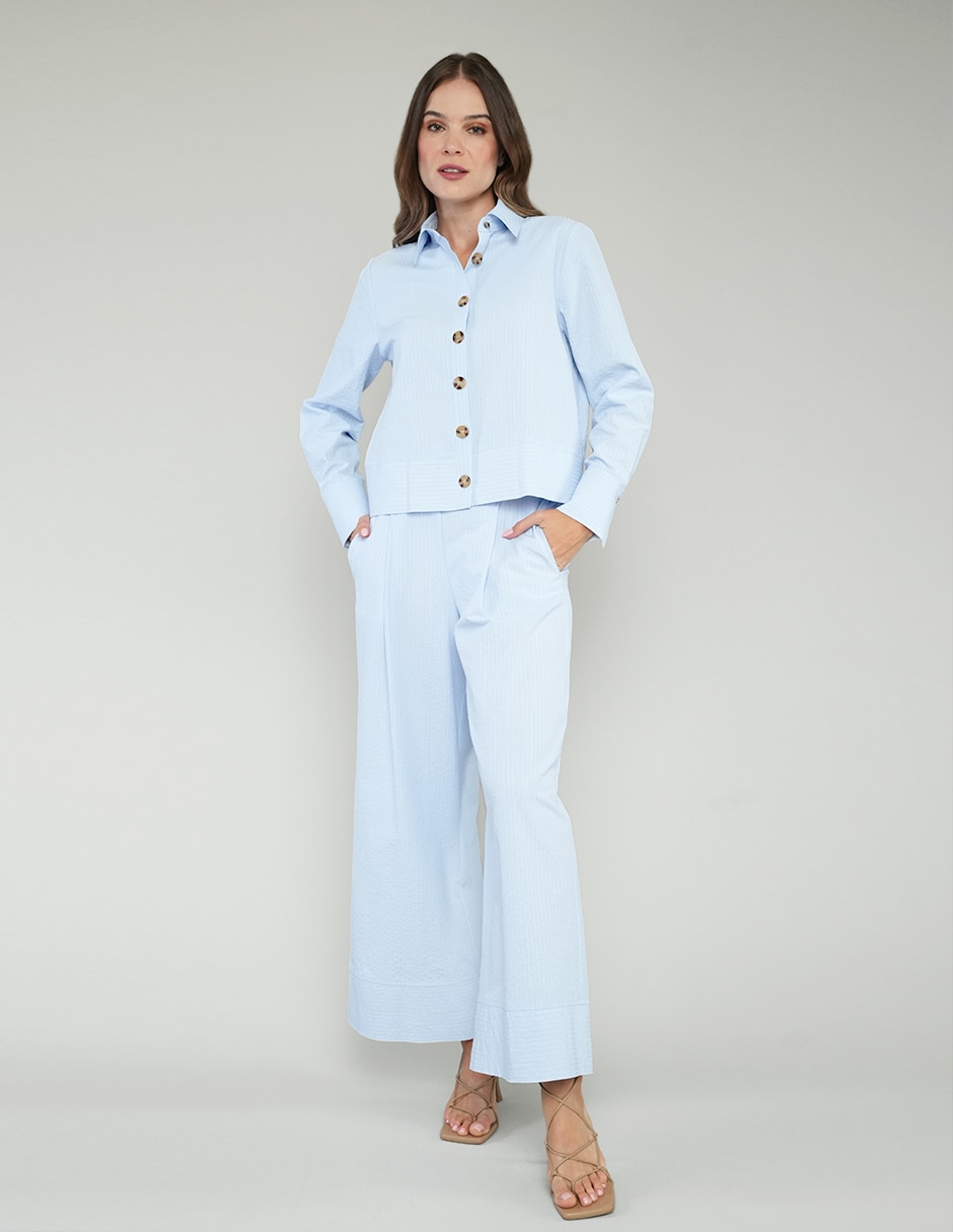 Pantalón wide leg para mujer 4