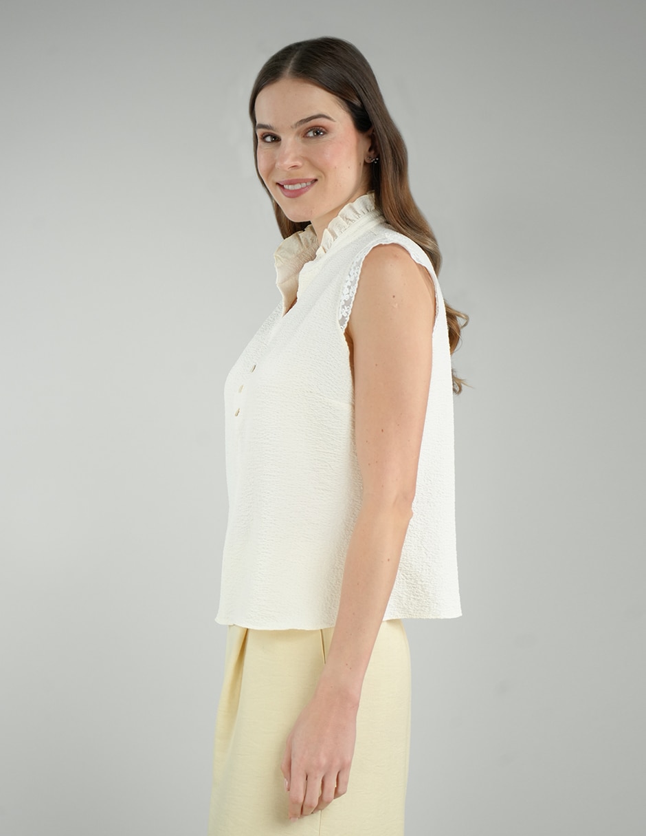 Blusa sin manga para mujer 3