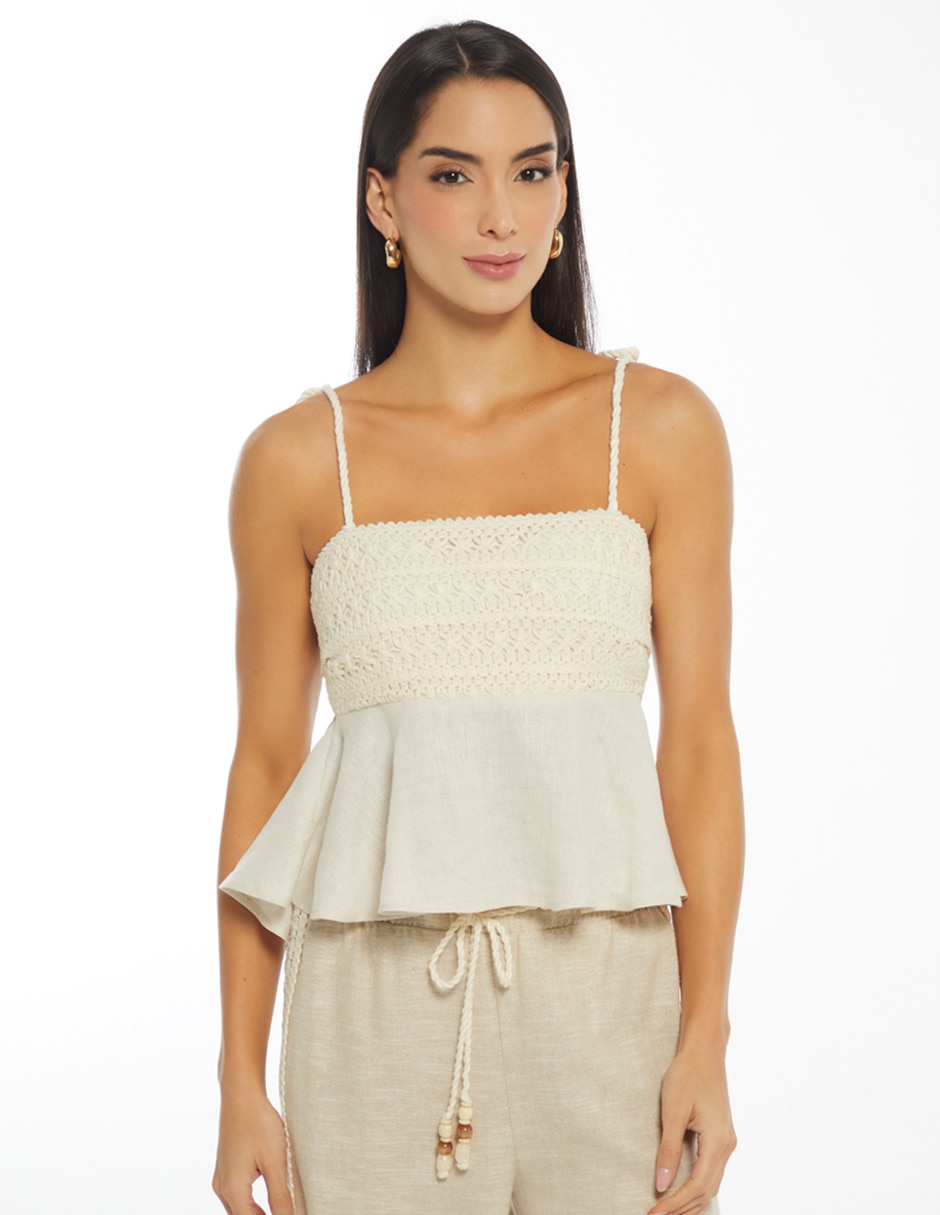Blusa de tirantes para mujer