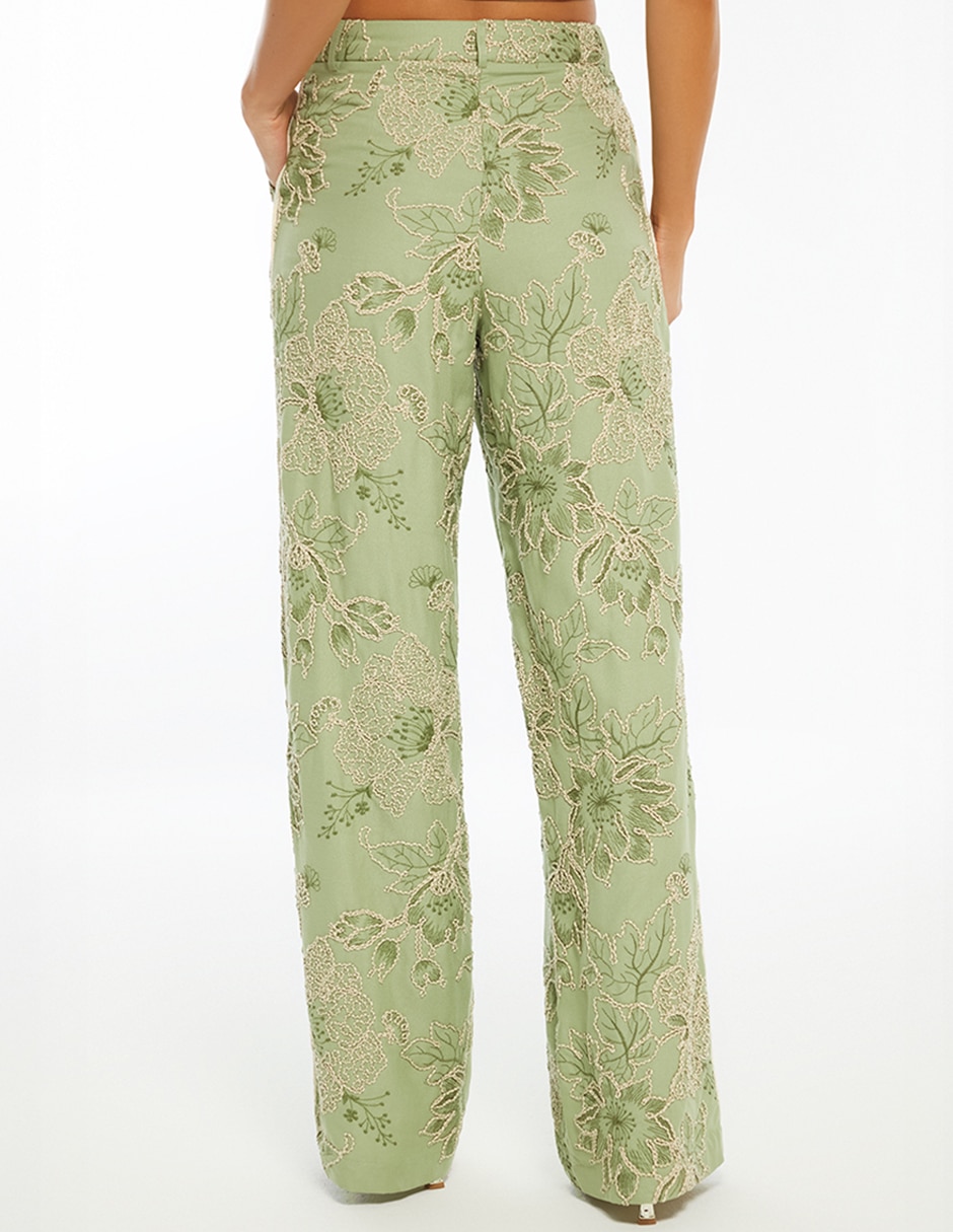 Pantalón relaxed palazzo para mujer 5