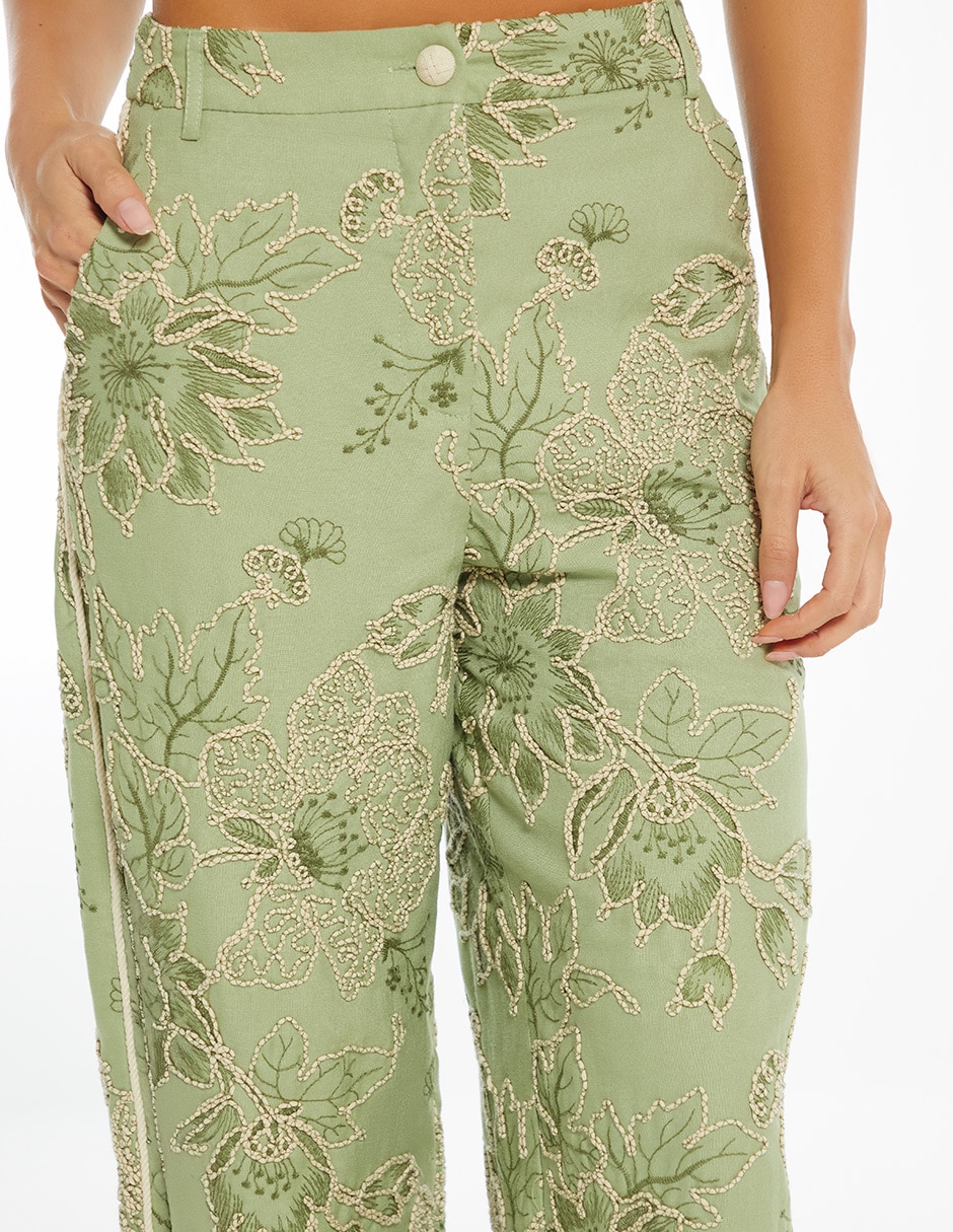 Pantalón relaxed palazzo para mujer 7