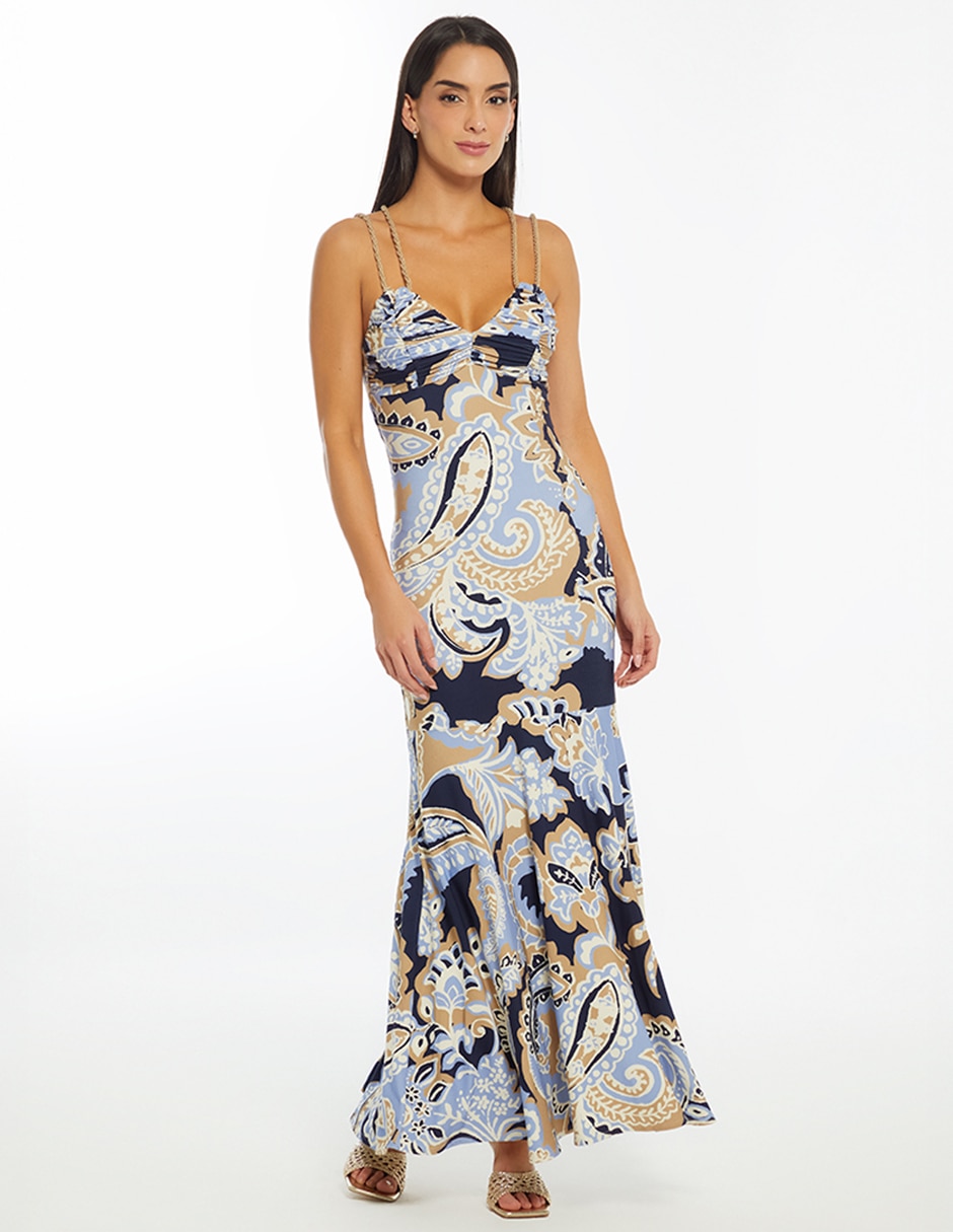Vestido largo casual Los Roques Travel para mujer 6