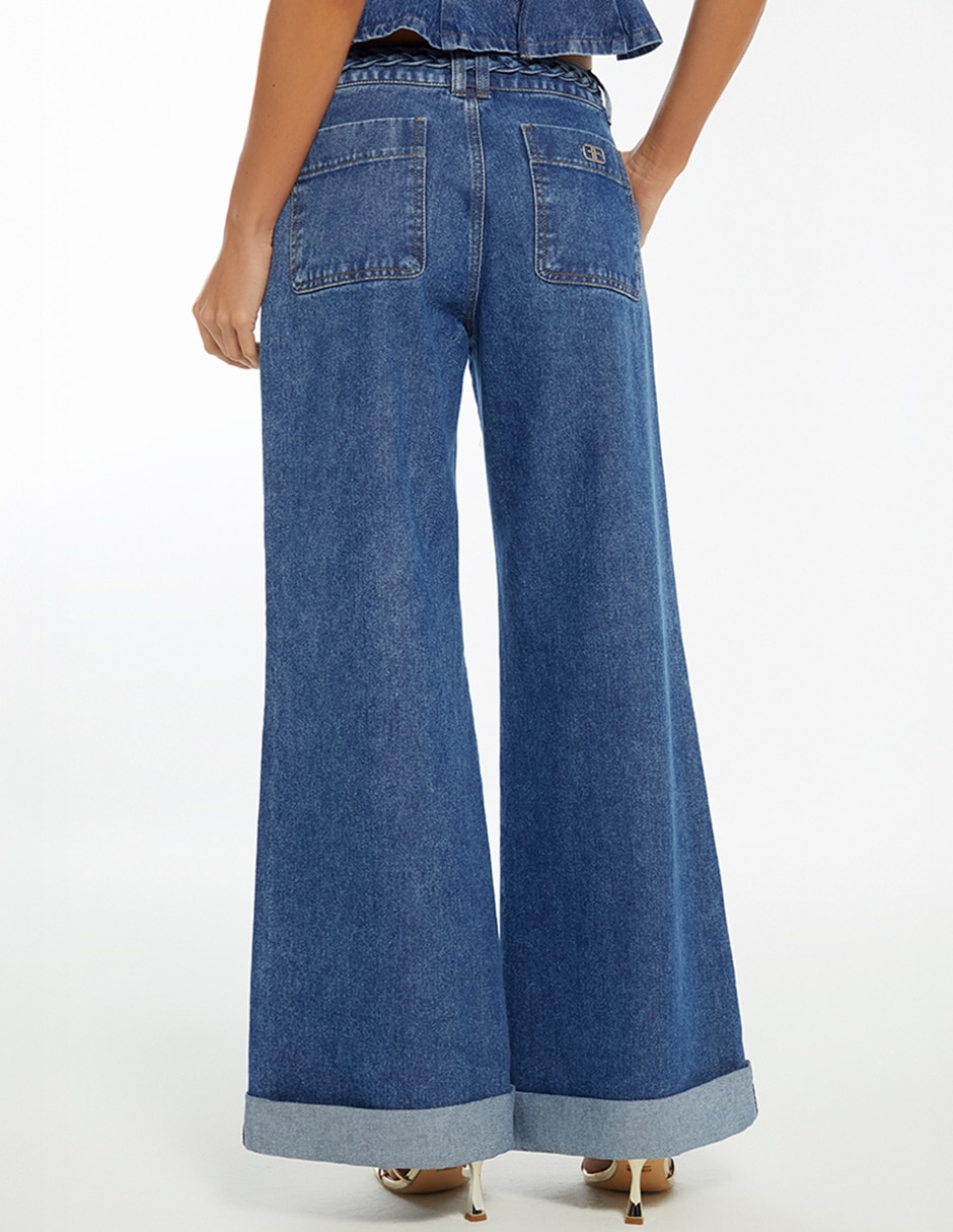 Jeans straight Indigo Lima para mujer