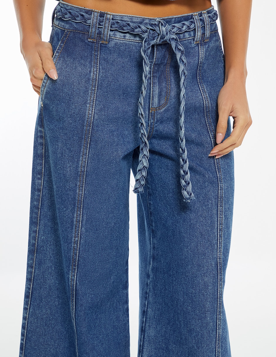Jeans straight Indigo Lima para mujer