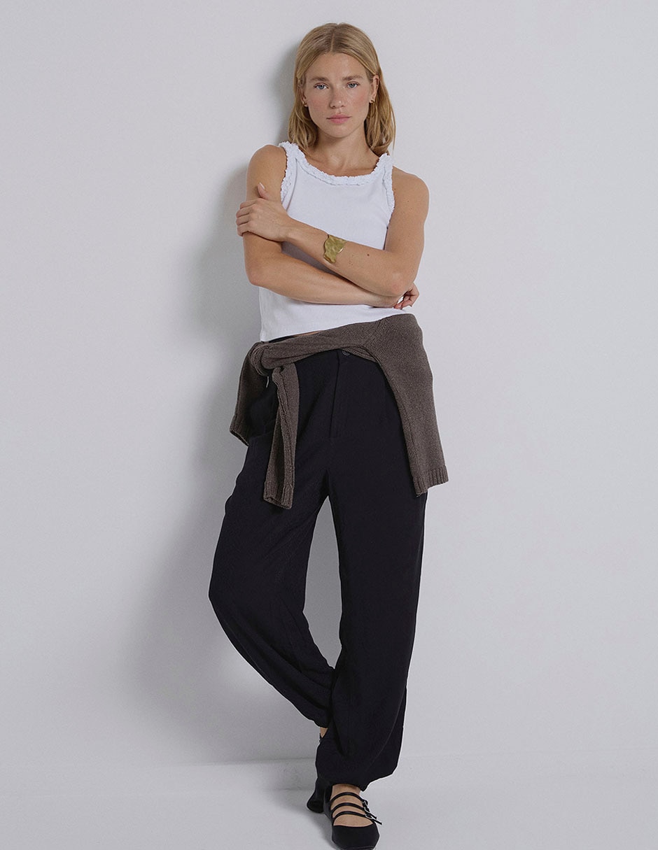 Pantalón Renatta& straight para mujer