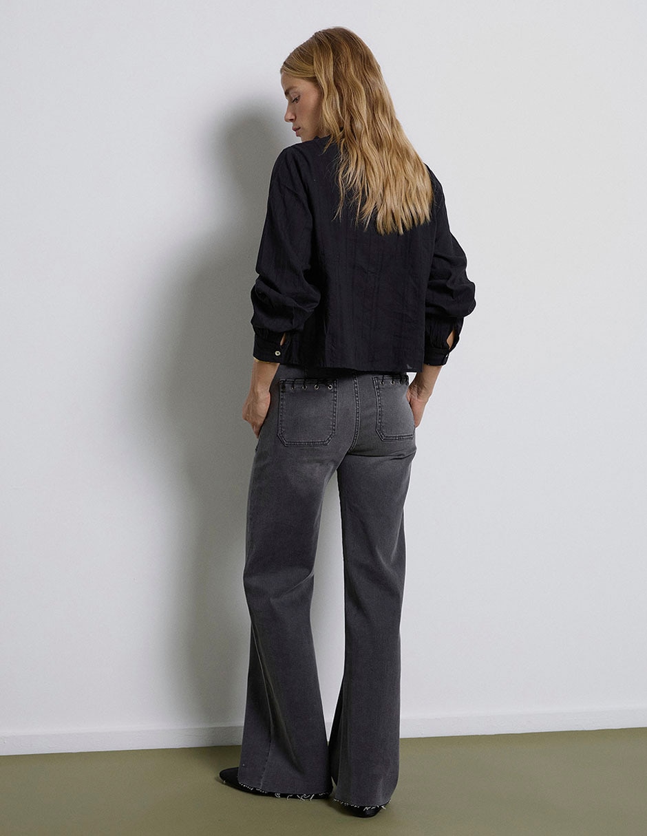 Blusa Renatta& manga larga para mujer 5