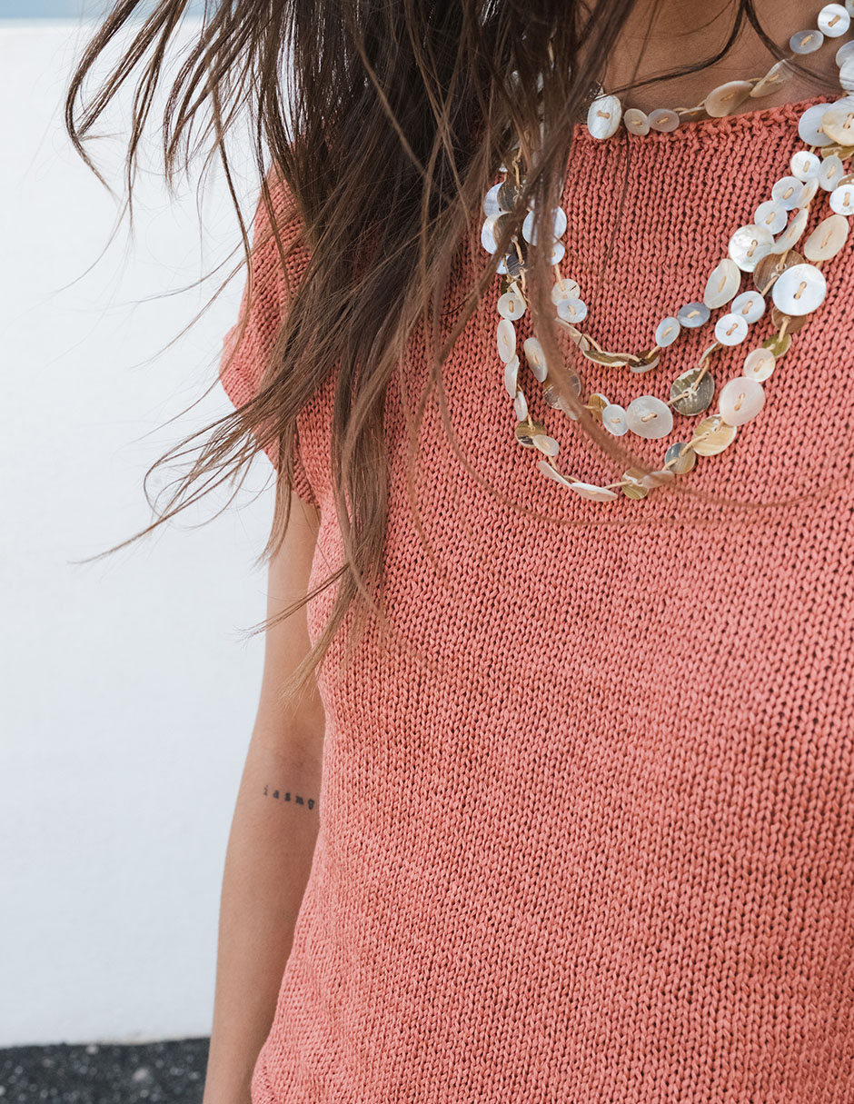 Blusa Renatta& manga corta para mujer 5