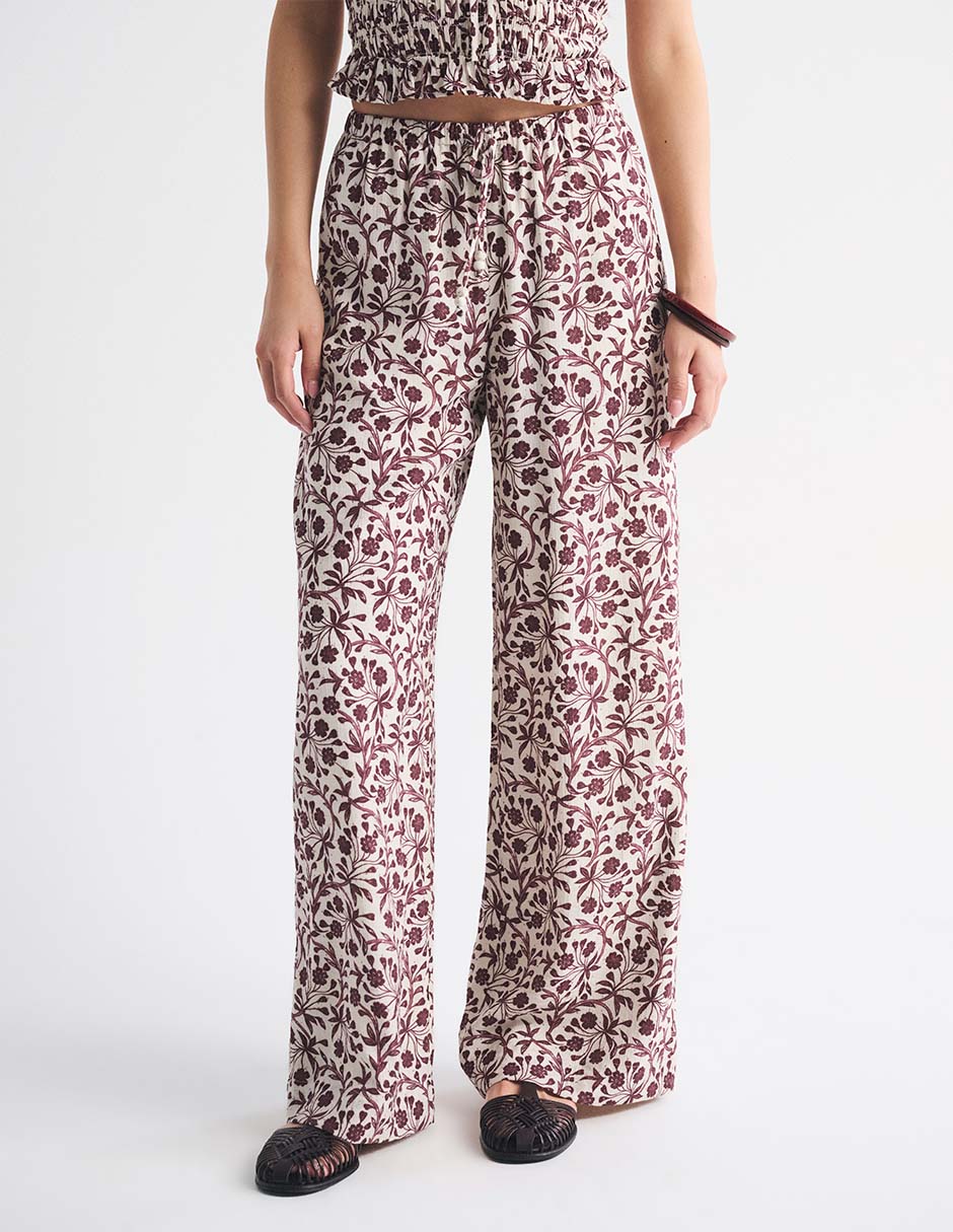 Pantalón recto para mujer