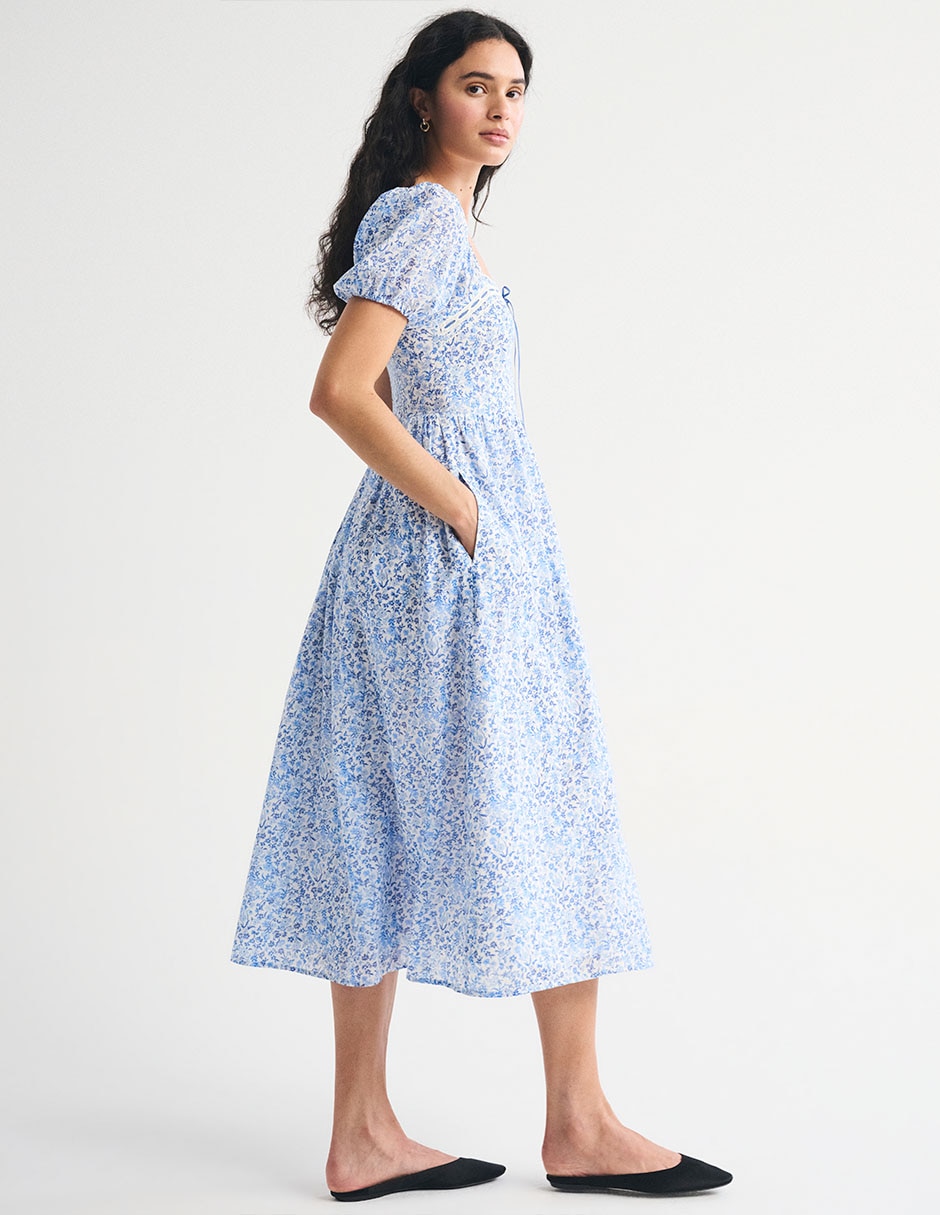 Vestido midi casual para mujer 4