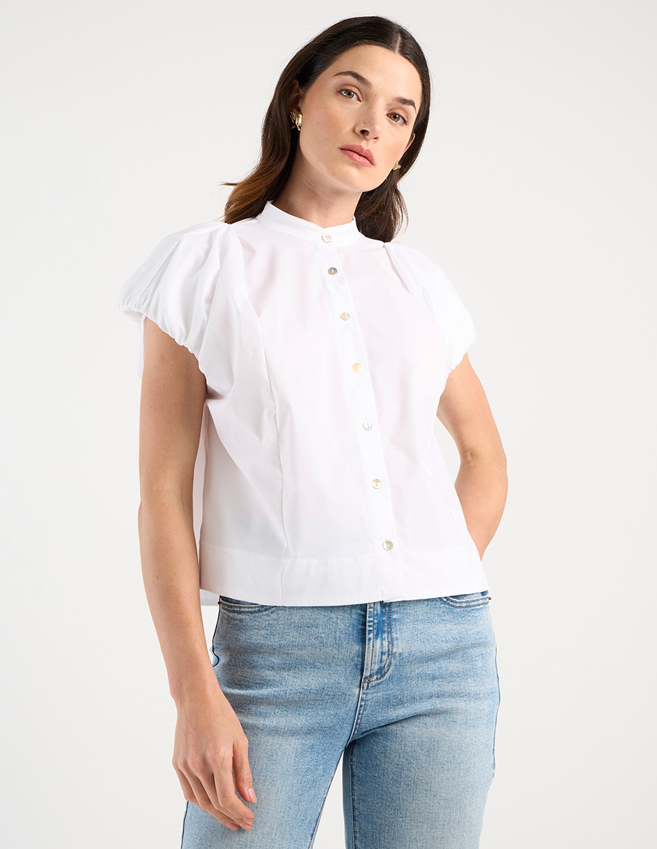 Blusa manga corta para mujer 2