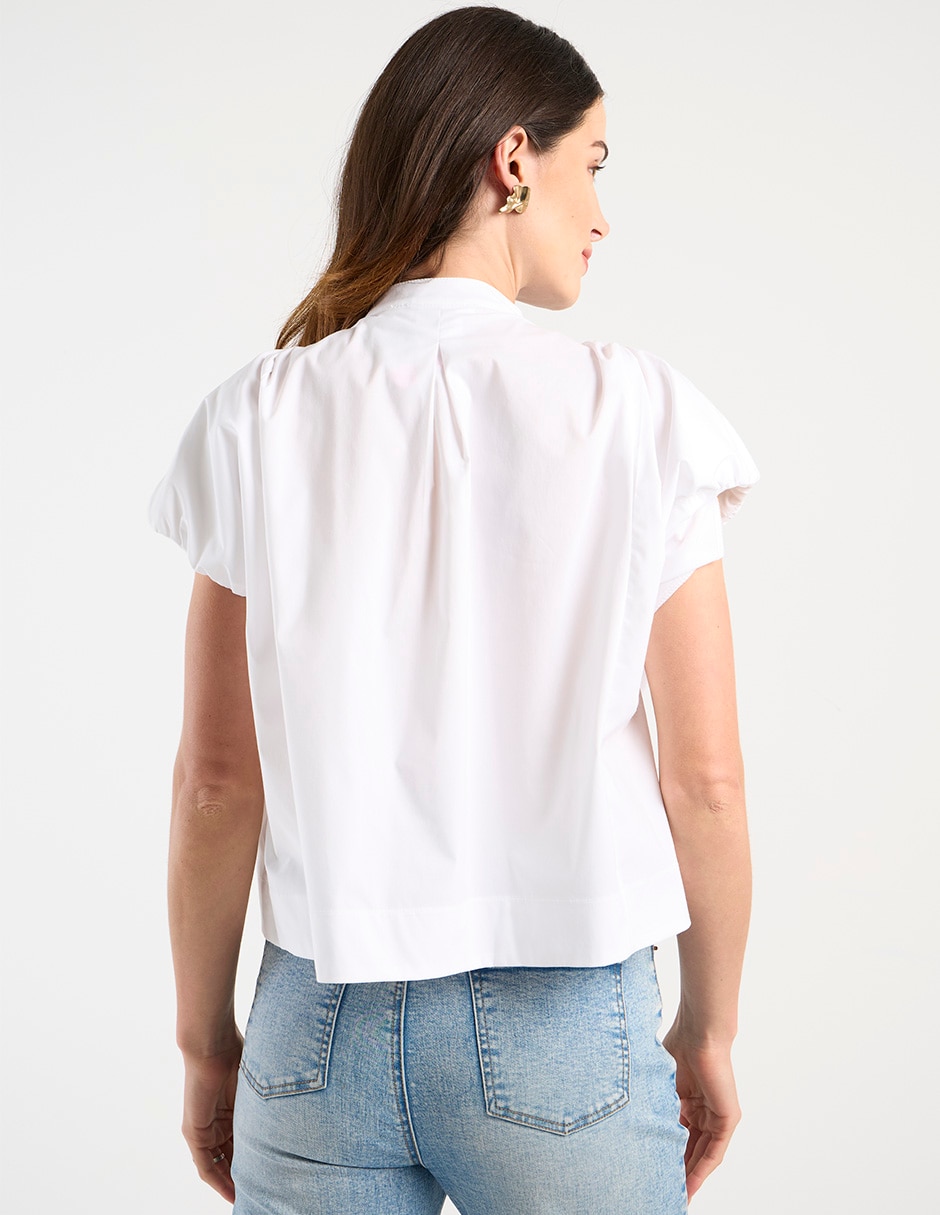 Blusa manga corta para mujer 6
