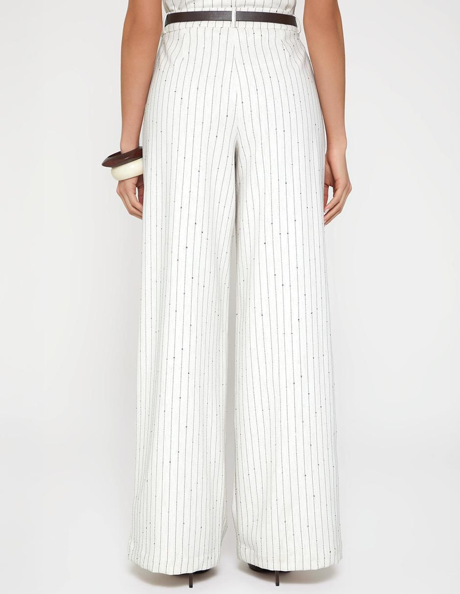 Pantalón relaxed palazzo para mujer 2