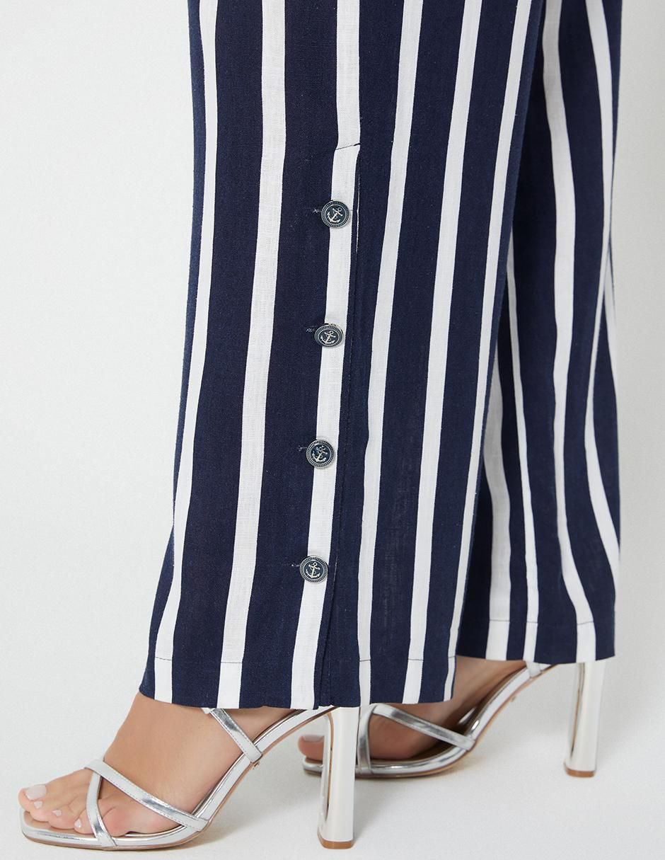 Pantalón relaxed palazzo para mujer 5