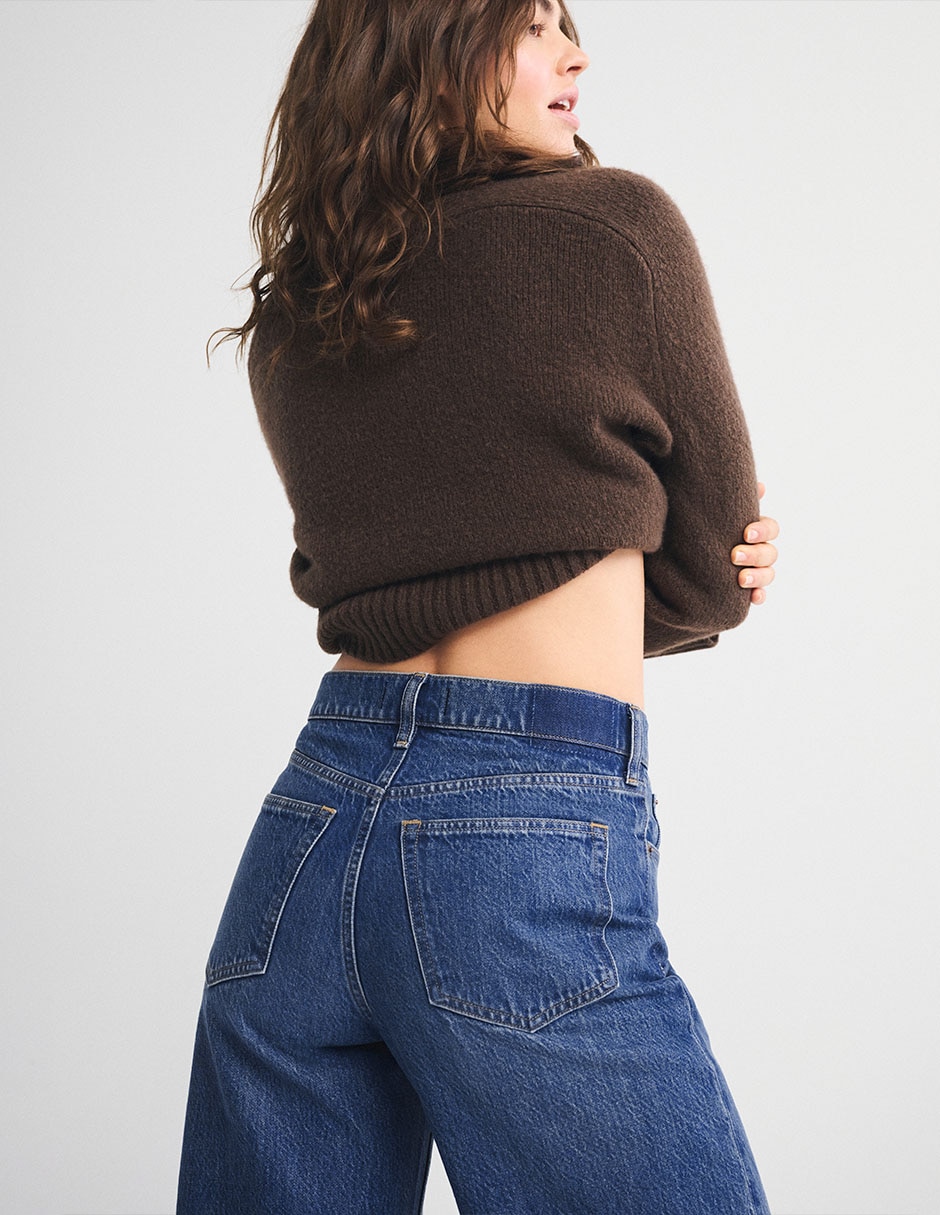 Jeans wide leg para mujer 2