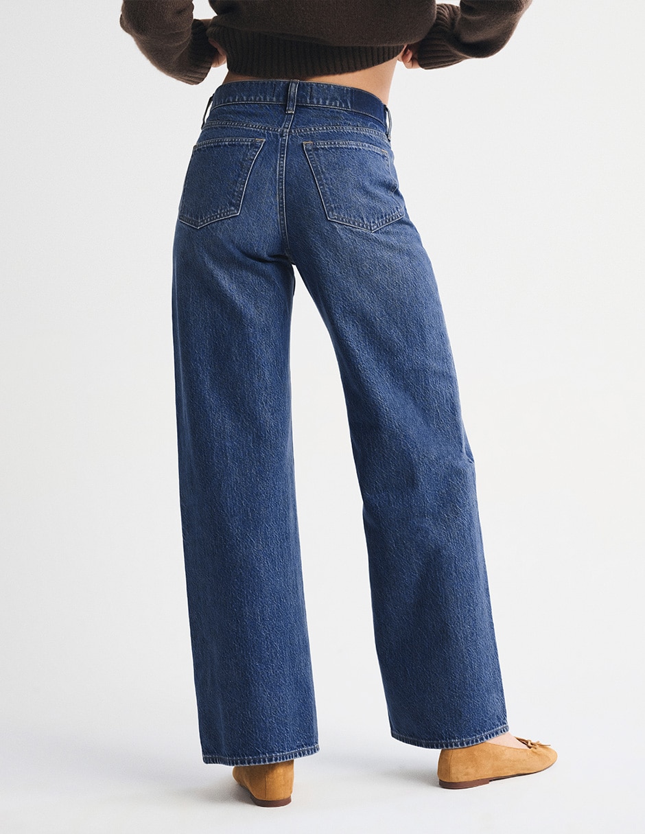 Jeans wide leg para mujer 4