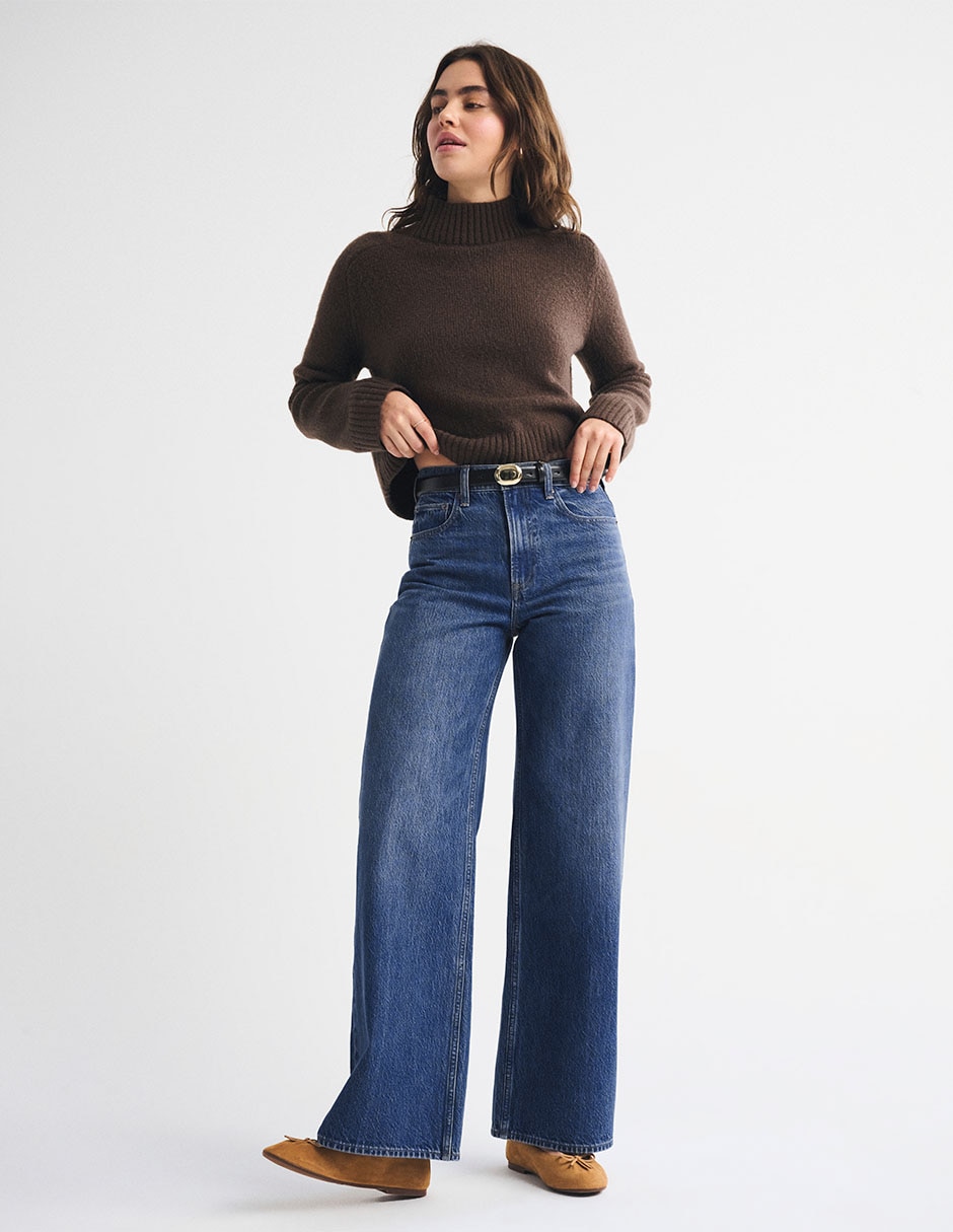 Jeans wide leg para mujer 9
