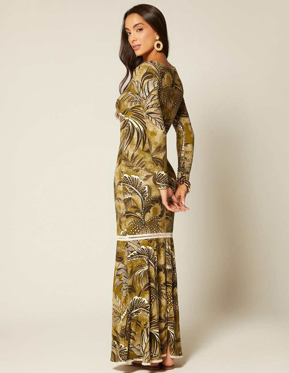 Vestido largo Terra Amazona México para mujer