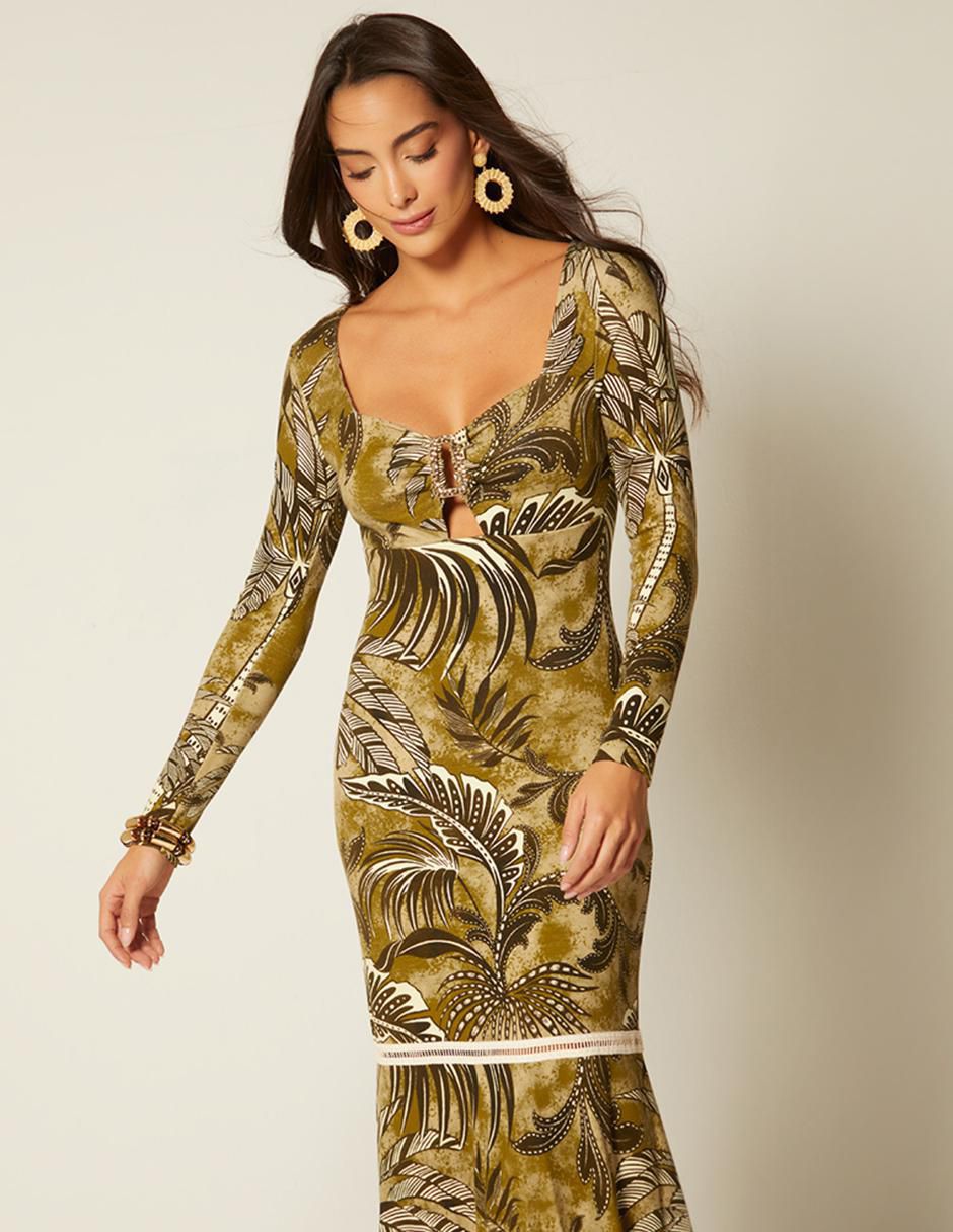Vestido largo Terra Amazona México para mujer