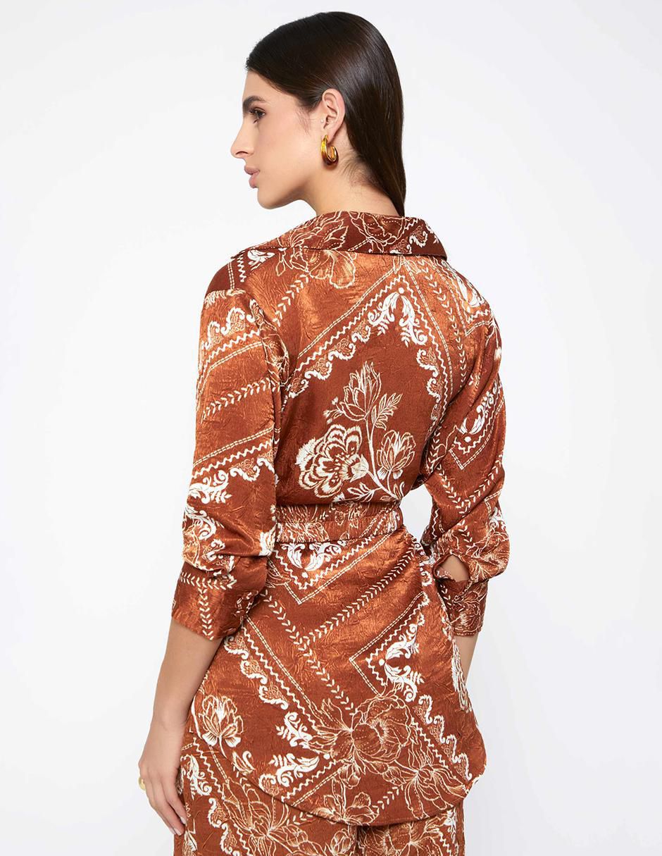 Blusa Sonora Bloom México manga 3/4 para mujer