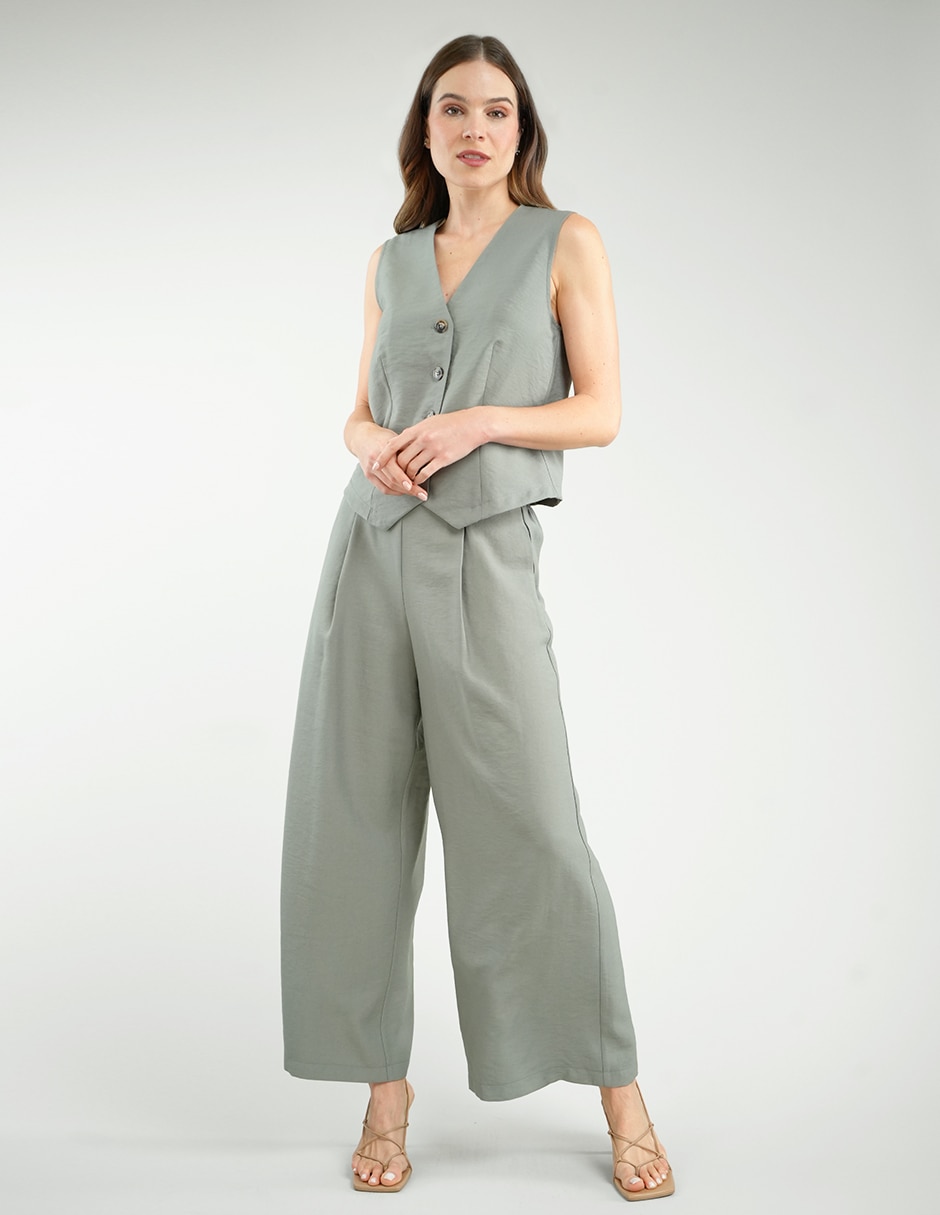 Pantalón wide leg para mujer 4
