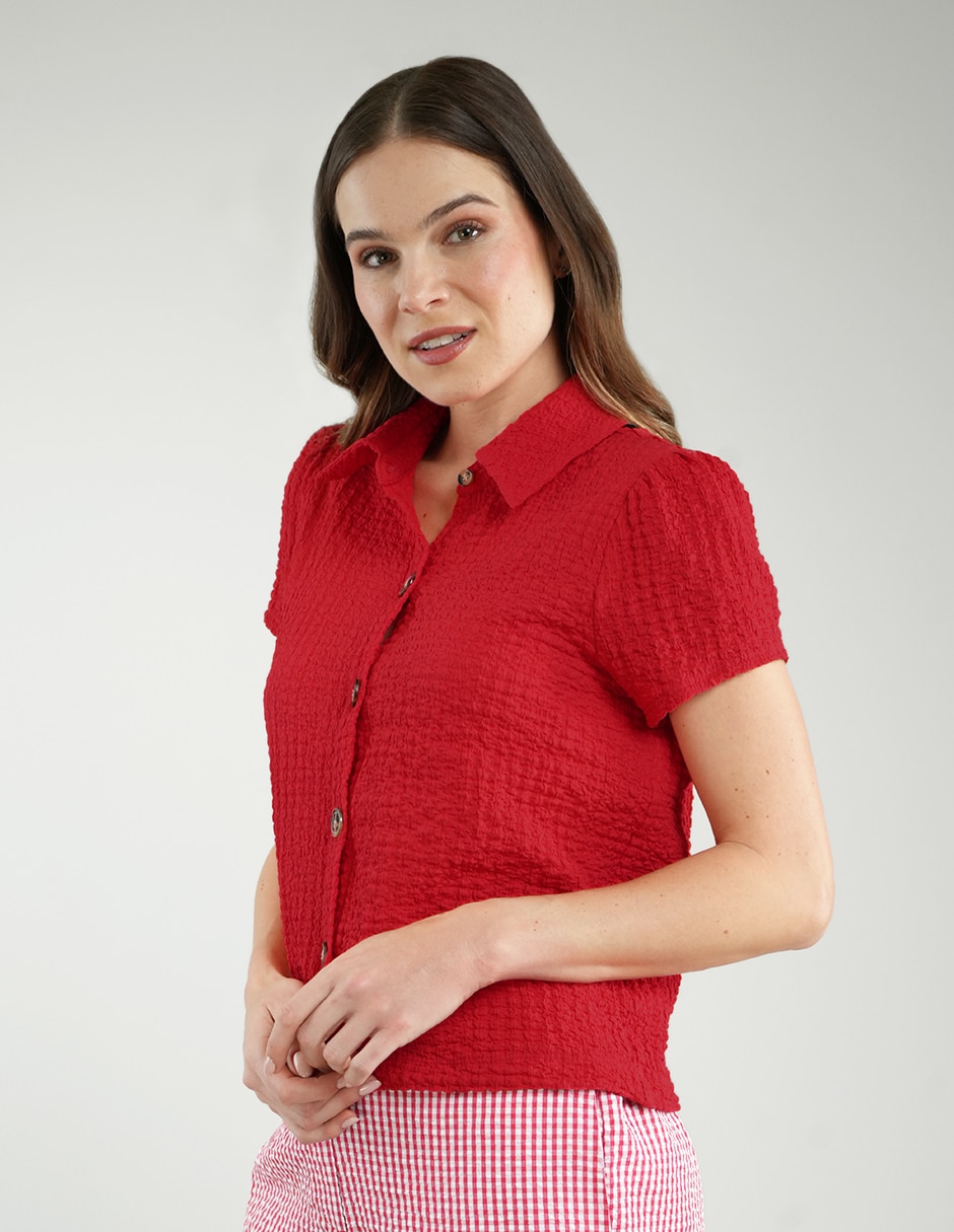 Blusa manga corta para mujer 2