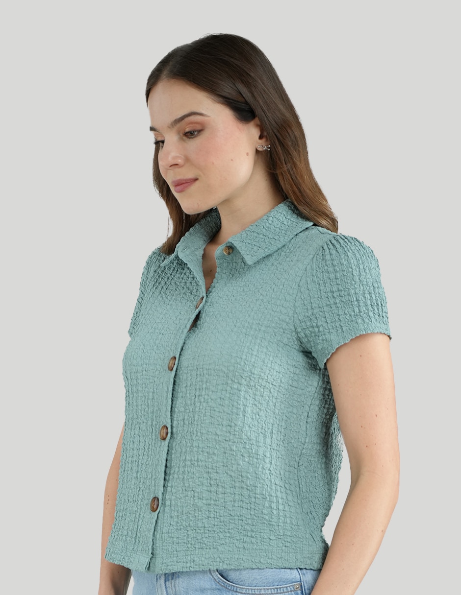 Blusa manga corta para mujer 2