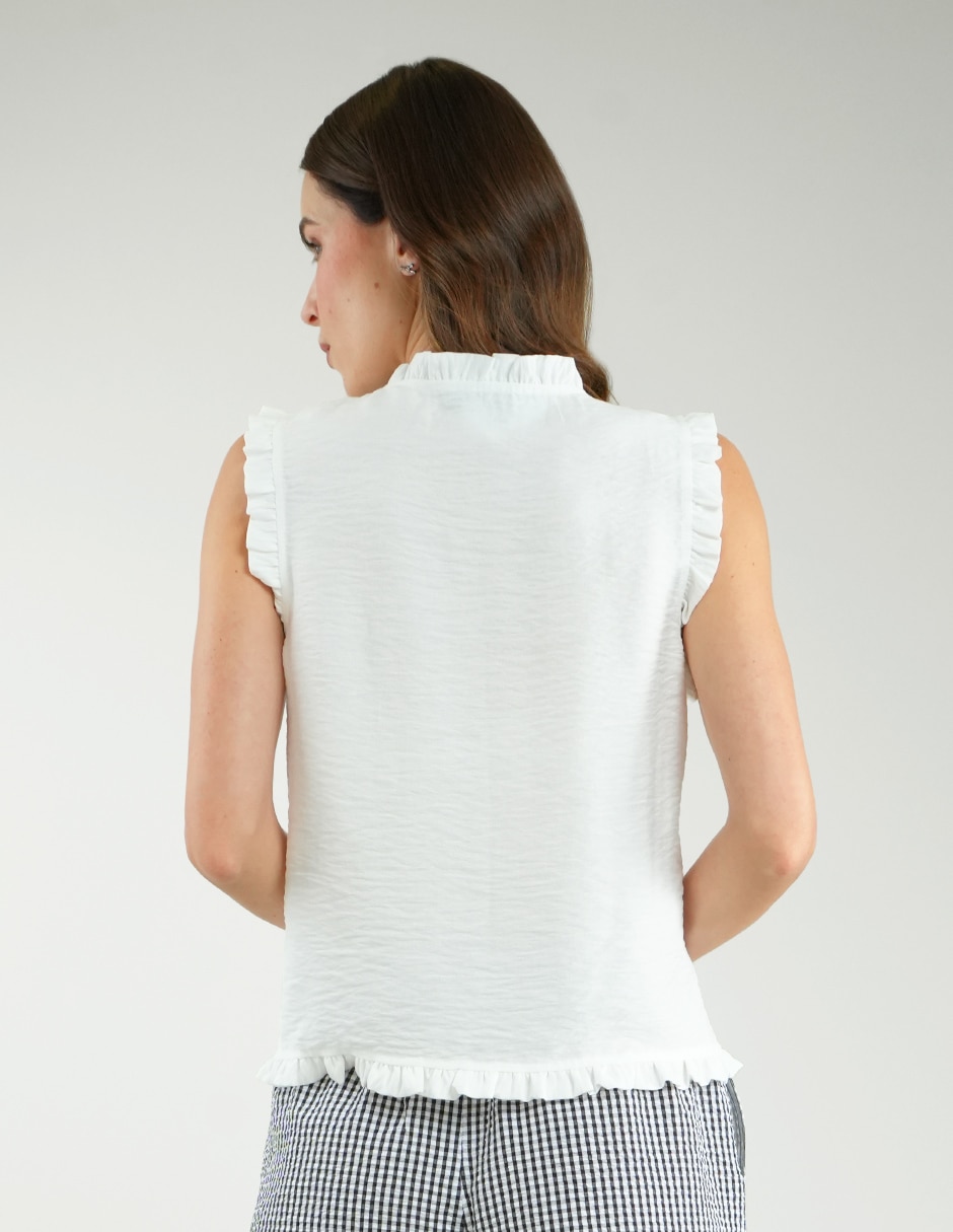 Blusa sin manga para mujer 3