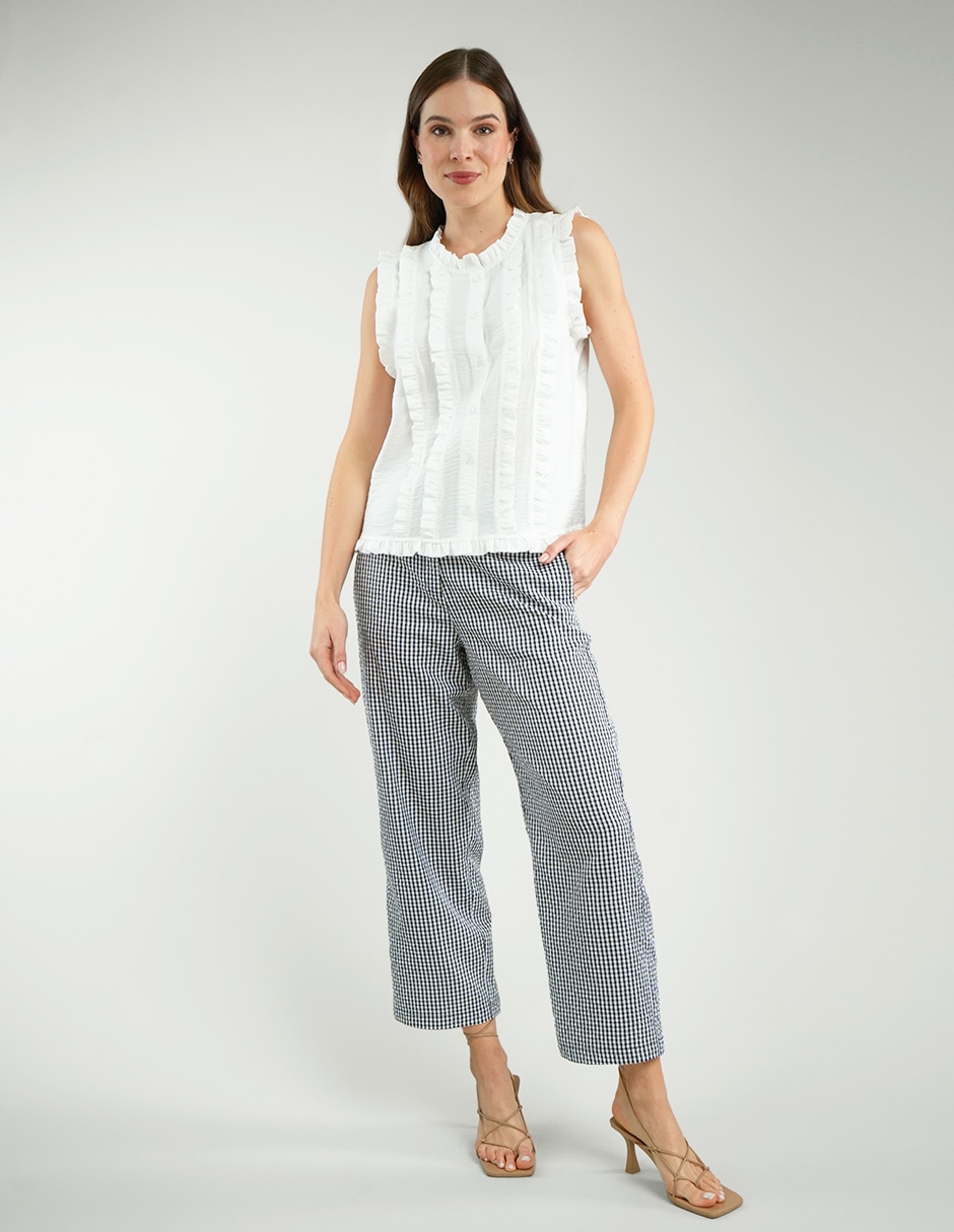 Blusa sin manga para mujer 4