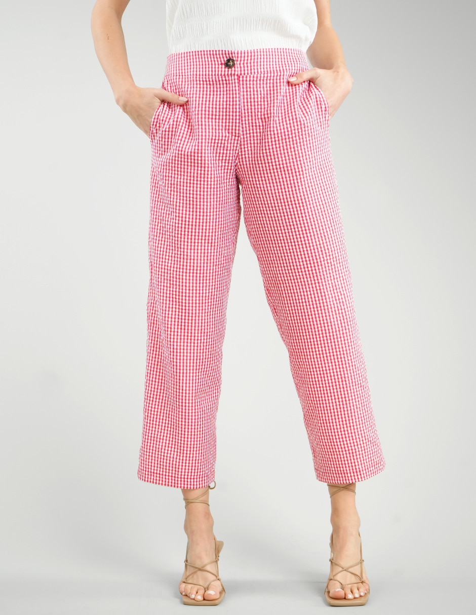 Pantalón recto para mujer