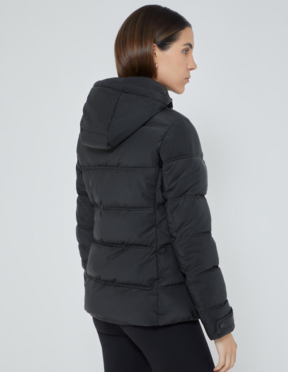 Chamarra capitonada impermeable para mujer