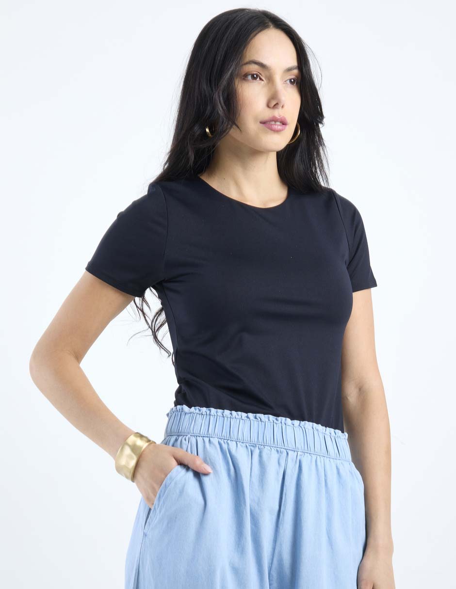 Blusa Petite Studio manga corta para mujer