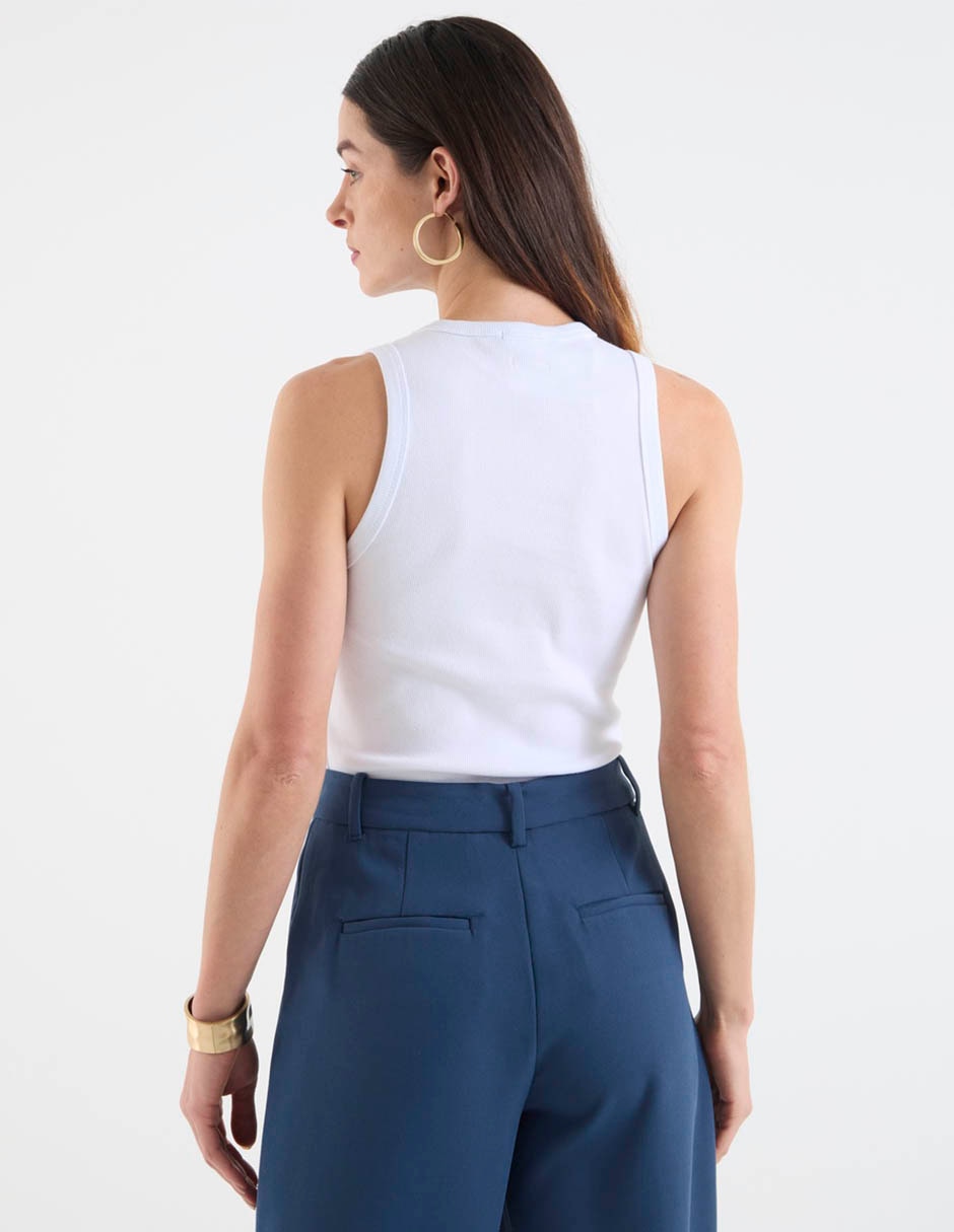 TOP PETITE STUDIO 8539P LIS, G, BLANCO