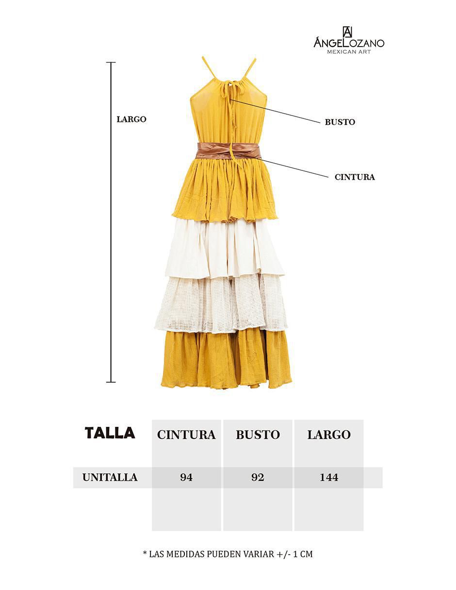 Vestido largo casual para mujer 7