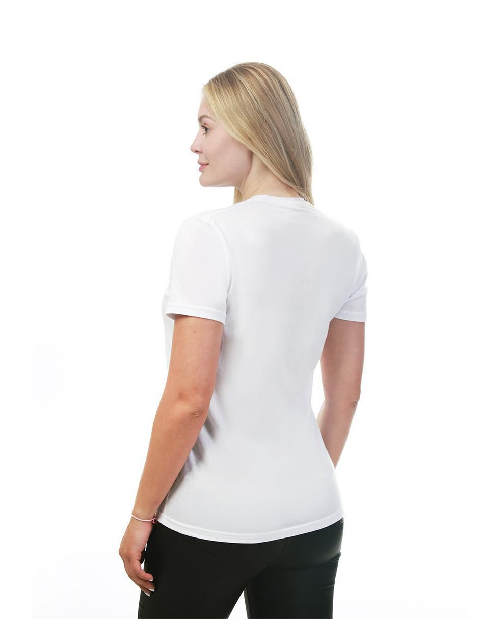 Playera manga corta Básicos cuello redondo para mujer 5