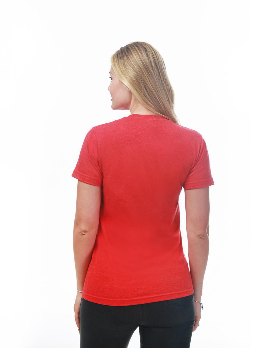 Playera manga corta Básicos cuello redondo para mujer 11