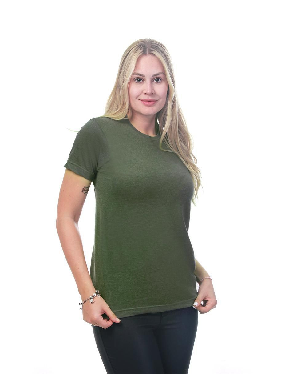 Playera manga corta Básicos cuello redondo para mujer 7
