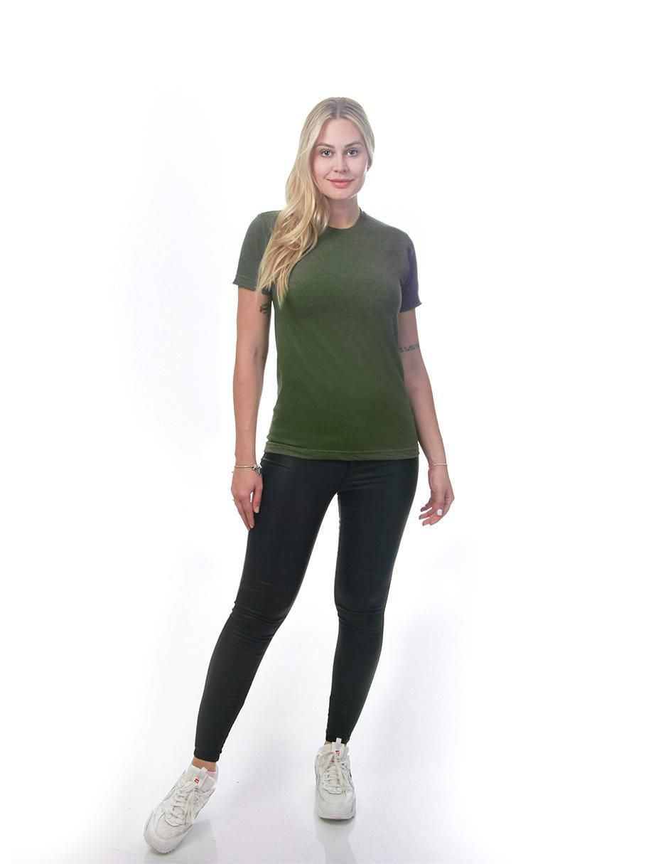 Playera manga corta Básicos cuello redondo para mujer 9