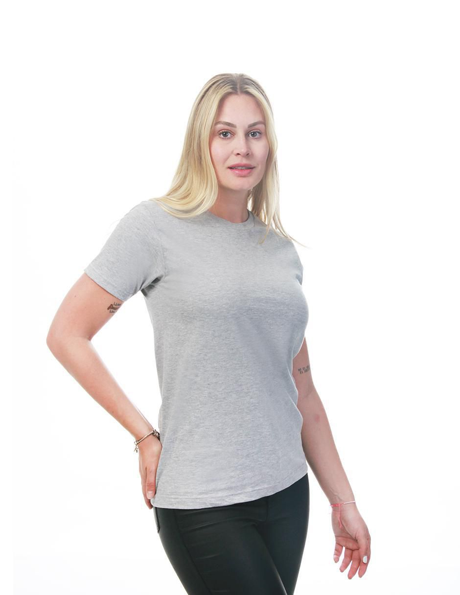 Playera manga corta Básicos cuello redondo para mujer 4