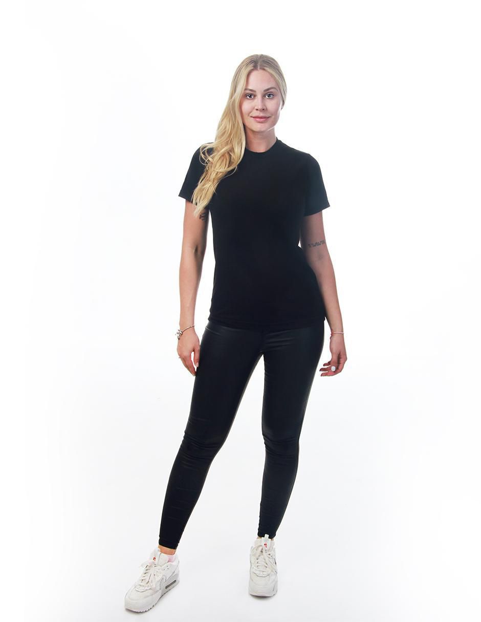 Playera manga corta Básicos cuello redondo para mujer 6