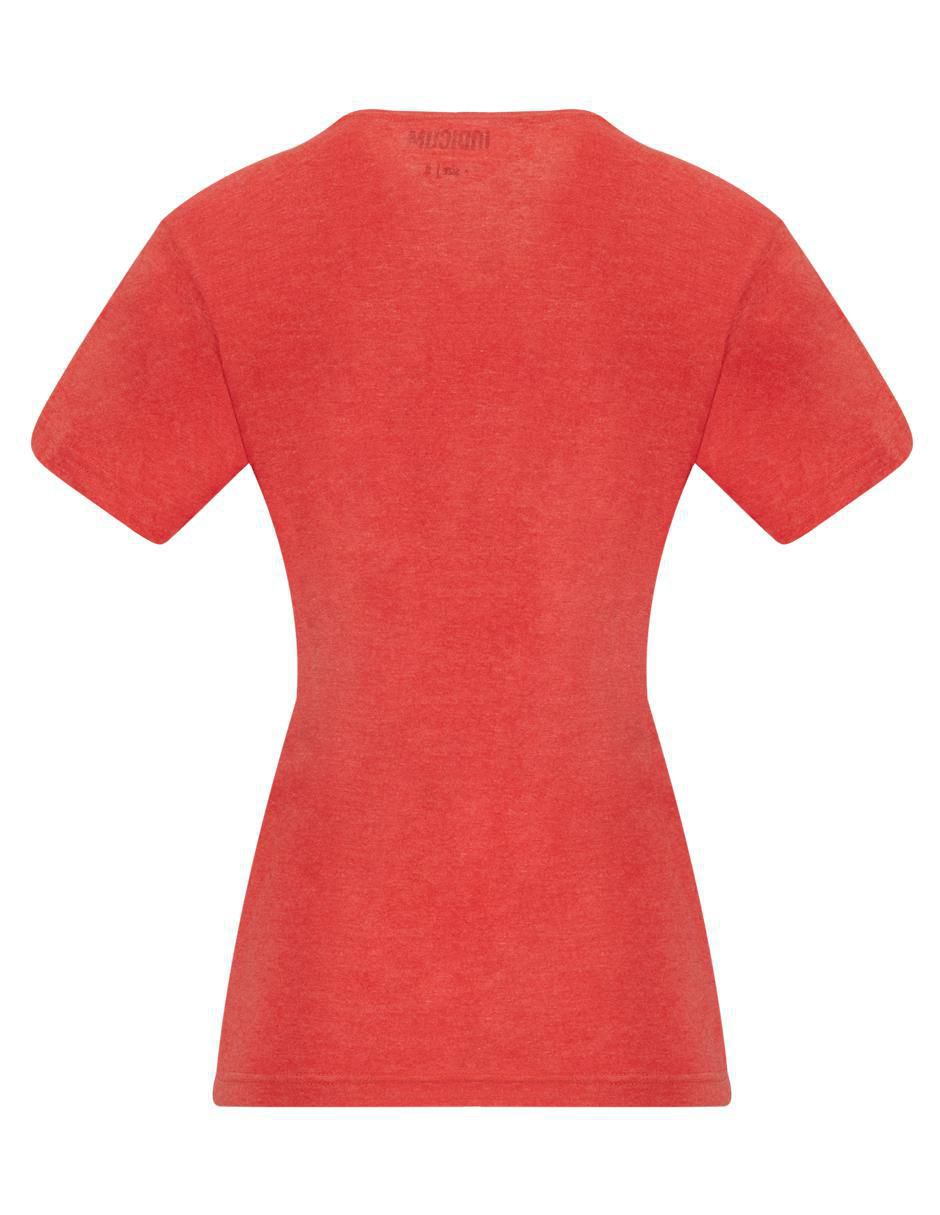 Playera manga corta cuello redondo para mujer 3