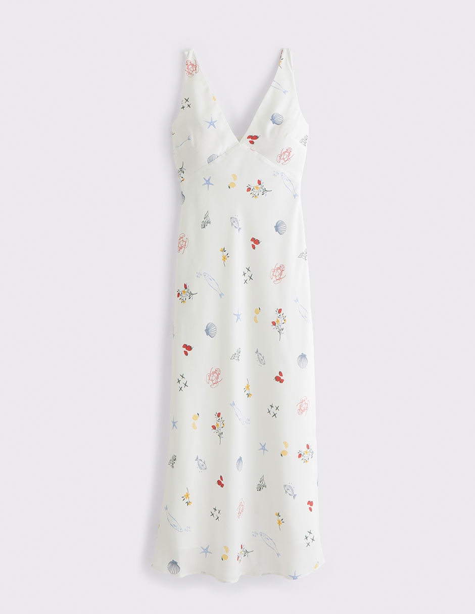 Vestido midi casual para mujer Vestido midi casual para mujer