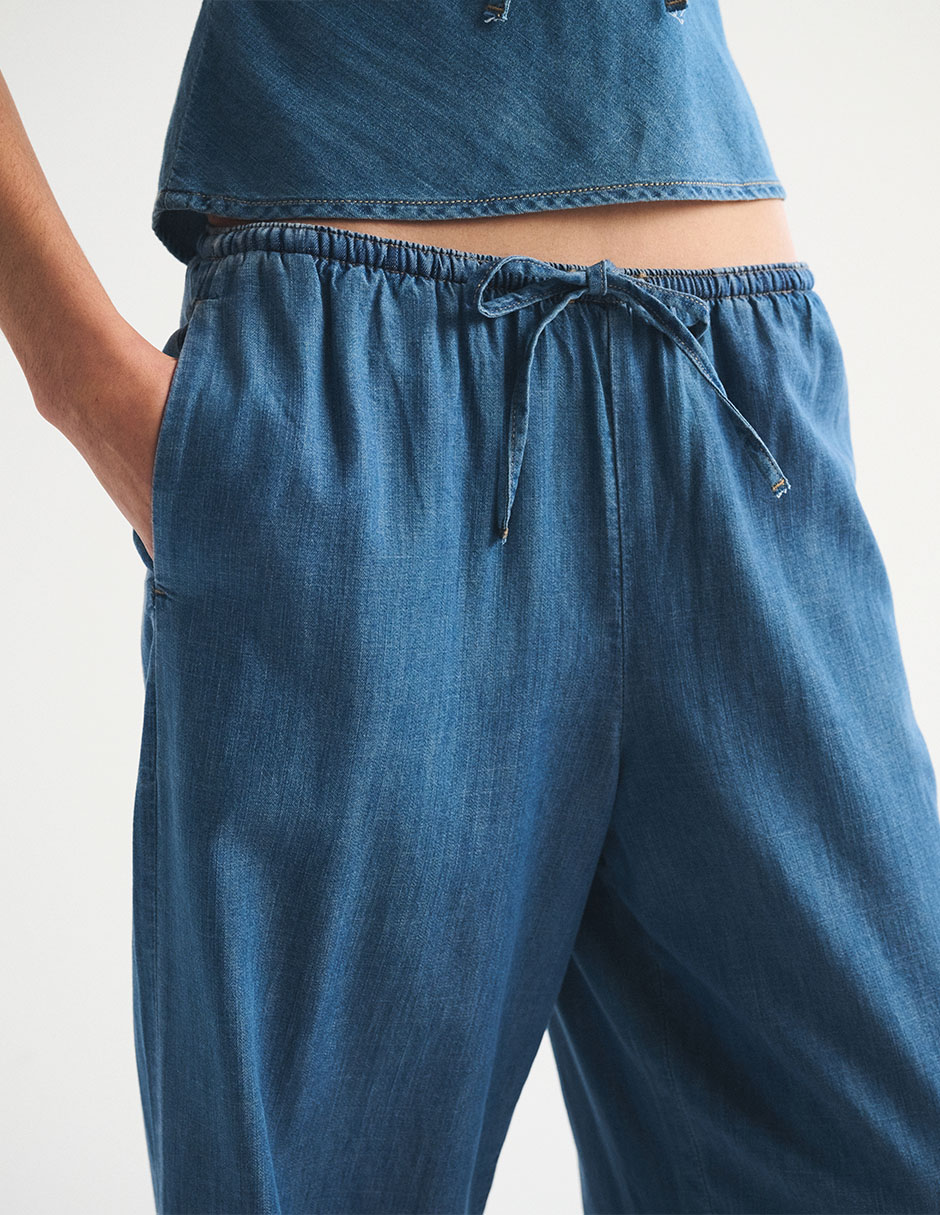 Pantalón wide leg para mujer 4