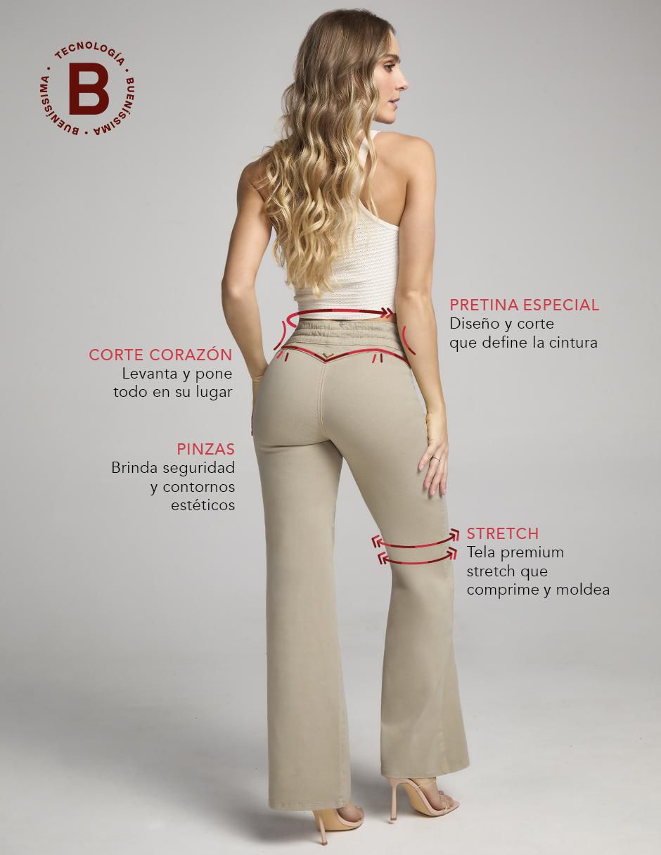 Jeans wide leg 0181Came para mujer 6