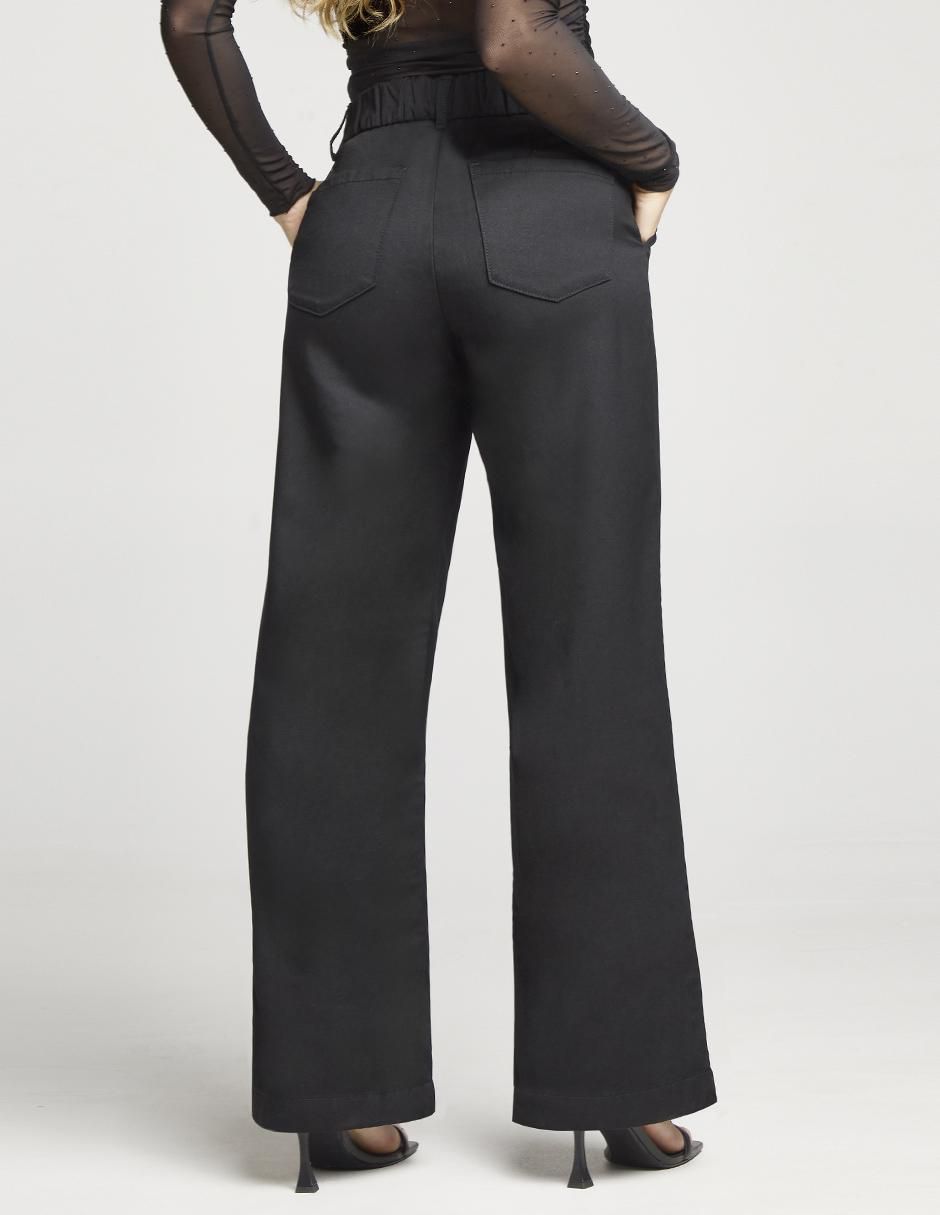 Pantalón de vestir wide leg para mujer 2