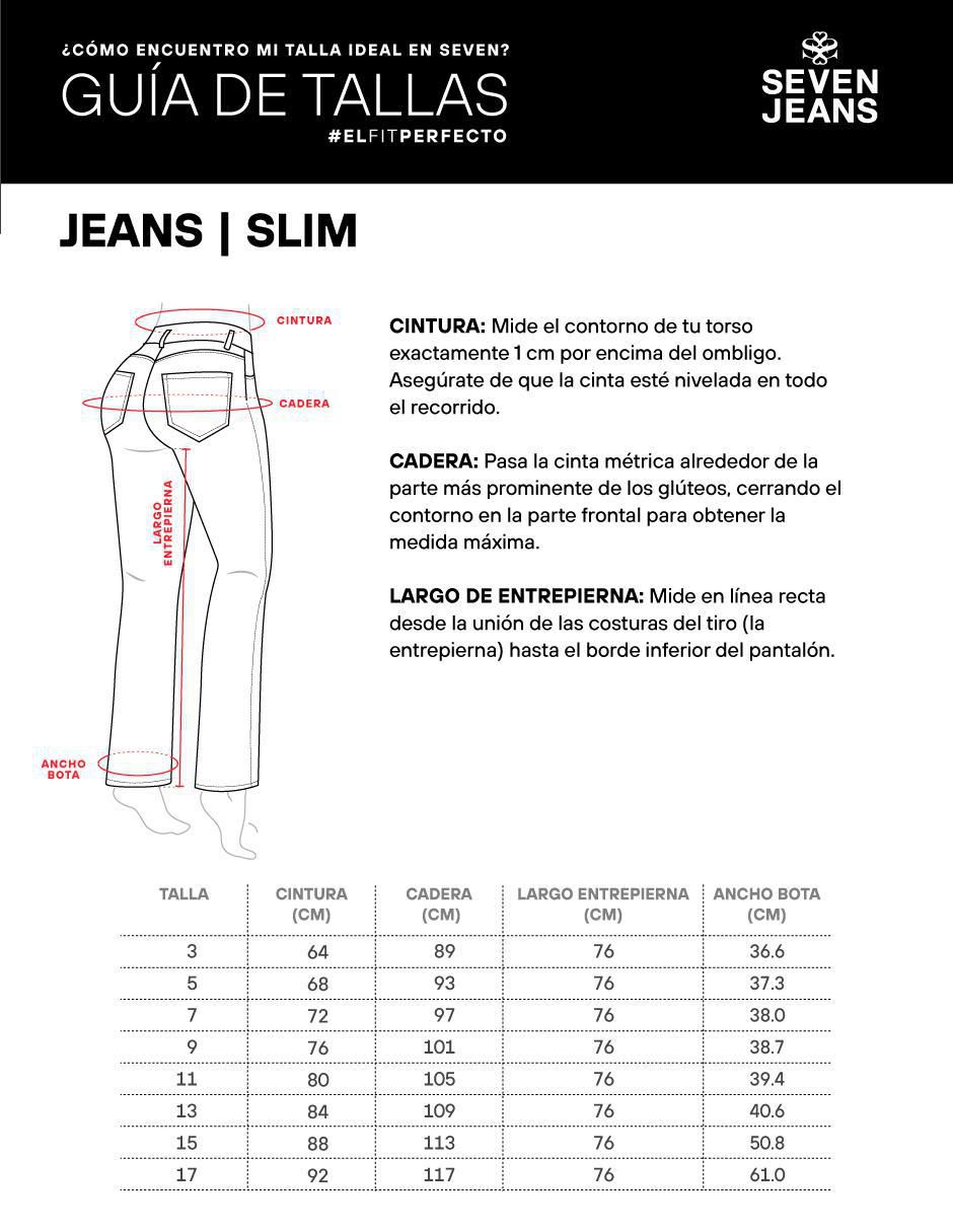 Jeans slim 4233STOB para mujer 5