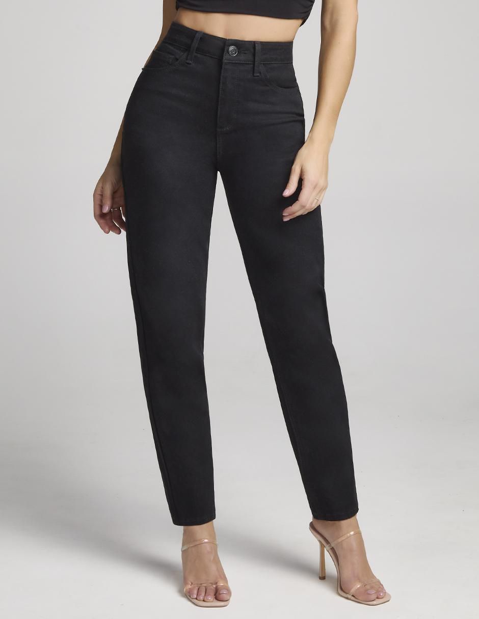Jeans straight cintura alta para mujer