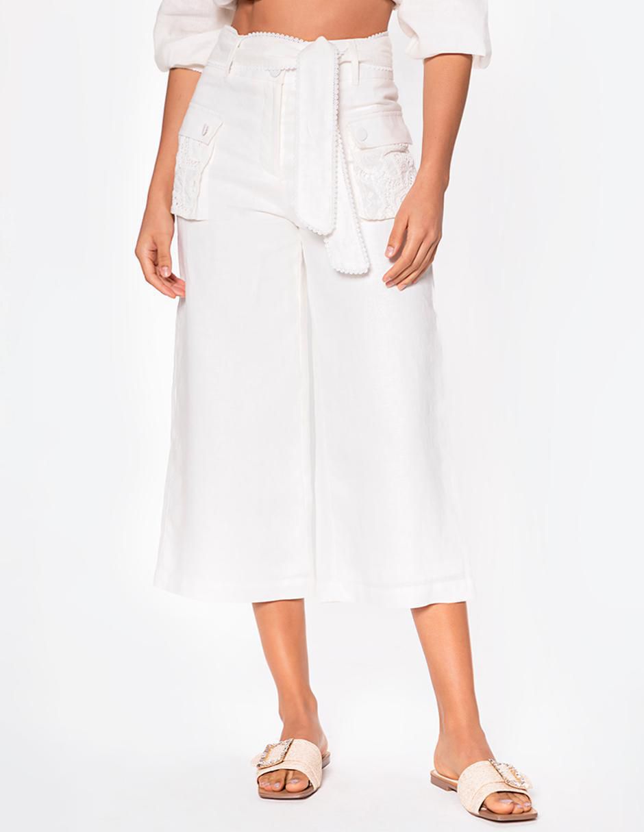 Pantalón coulotte palazzo para mujer