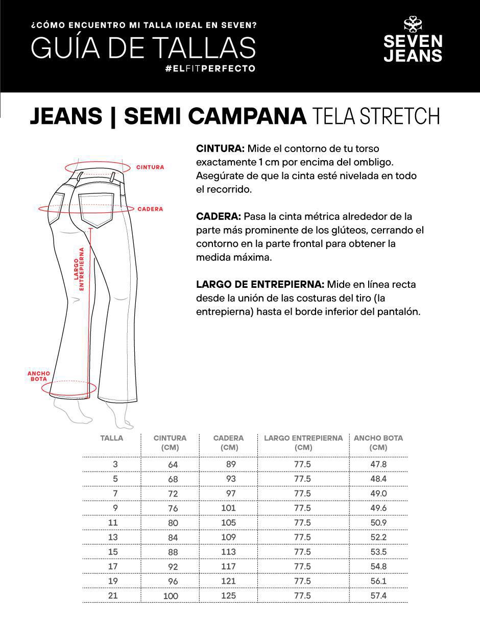 Jeans flare cintura alta 0070STME Sexy Siluette para mujer 5