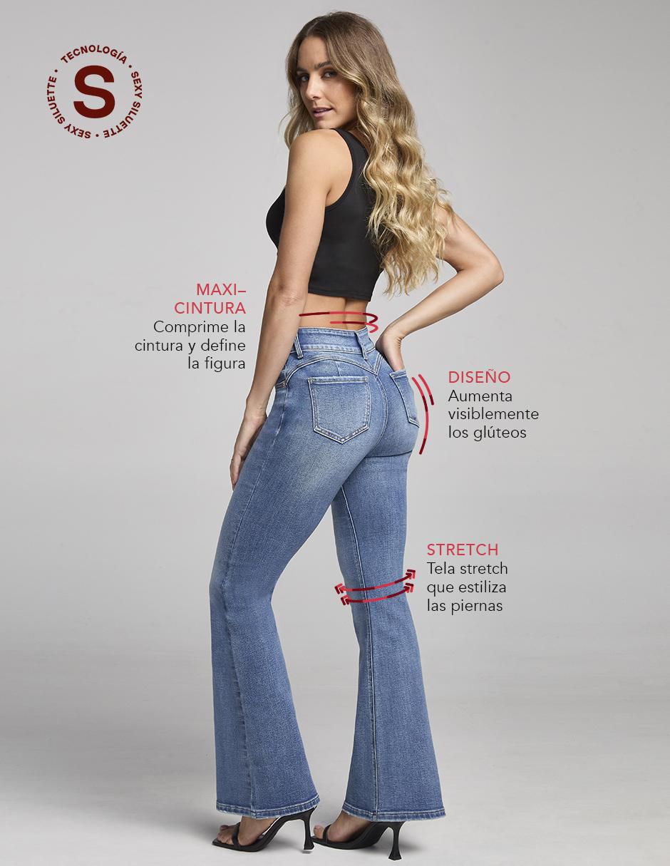 Jeans flare cintura alta 0070STME Sexy Siluette para mujer 7